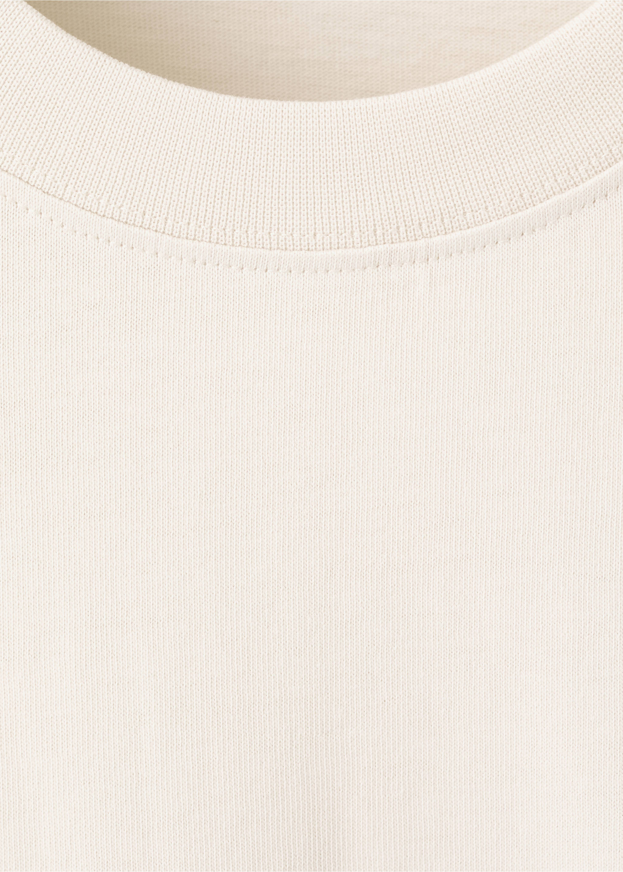 T-shirt 100 % coton imprimé - Détail de l'article 0, Blanc cassé. Ref: 27055989-00.