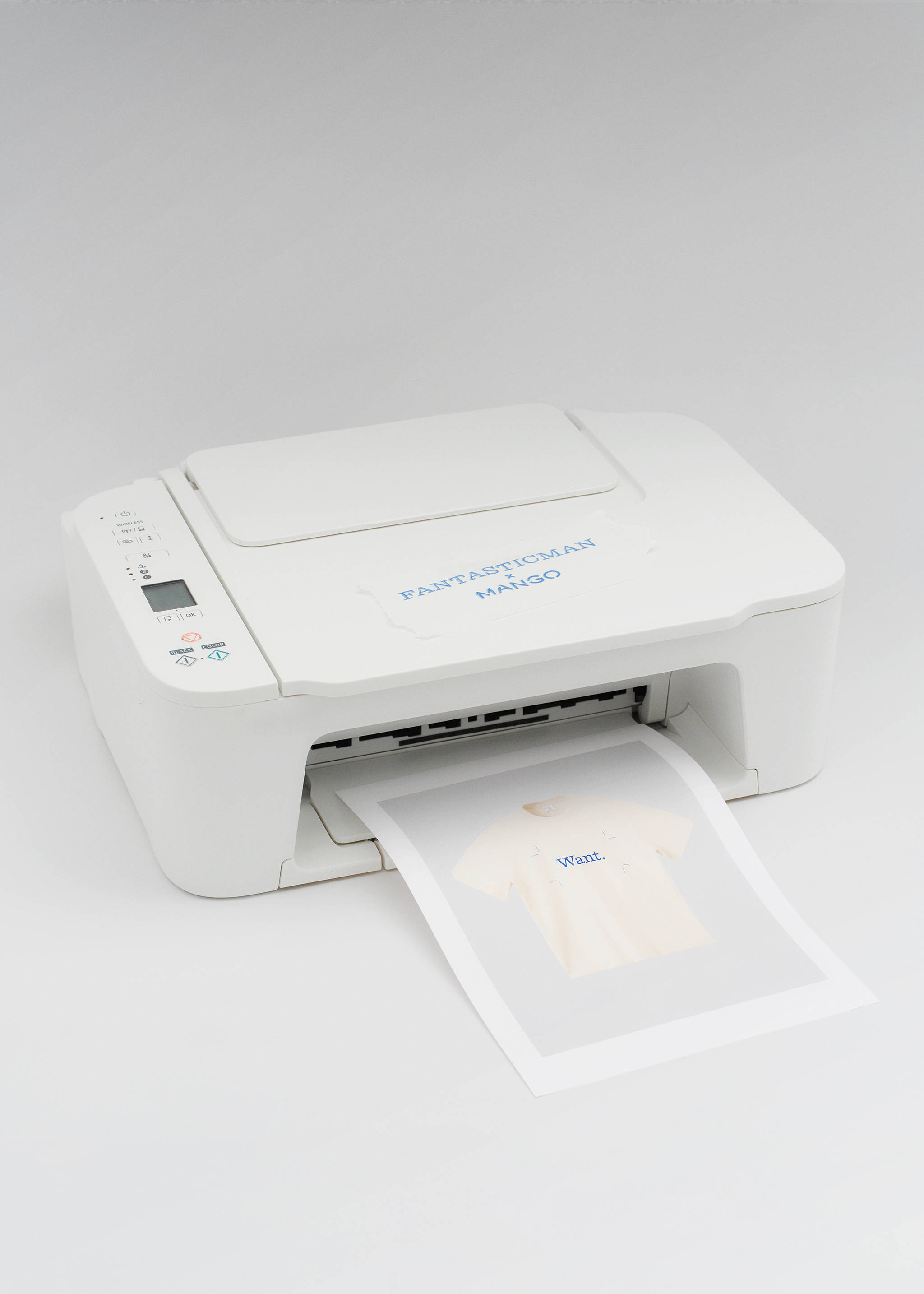 T-shirt 100 % coton imprimé - Détail de l'article 9, Blanc cassé. Ref: 27055989-00.