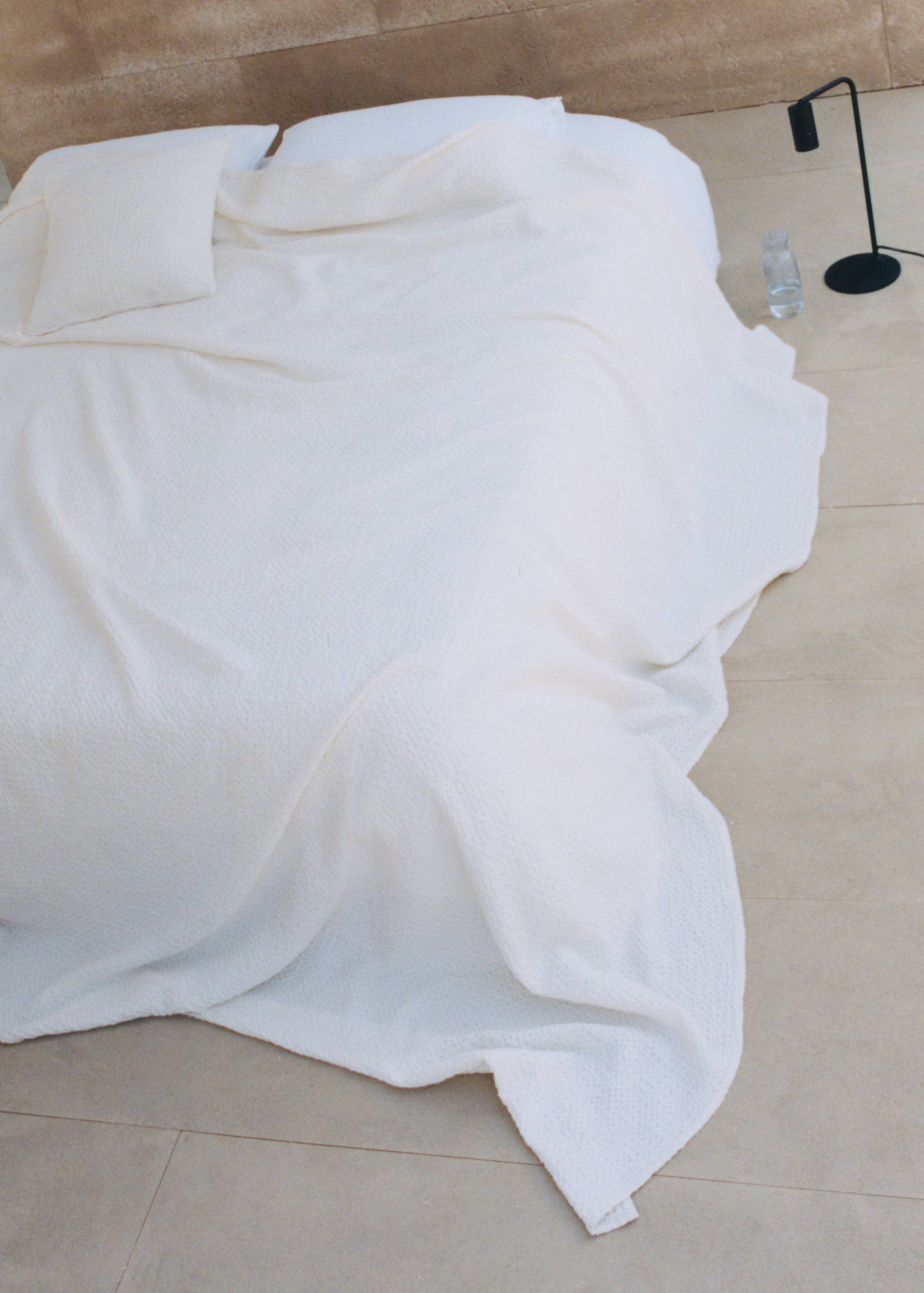 Waffle cotton garment-dyed bedspread 180/200 cm - Details of the article 5