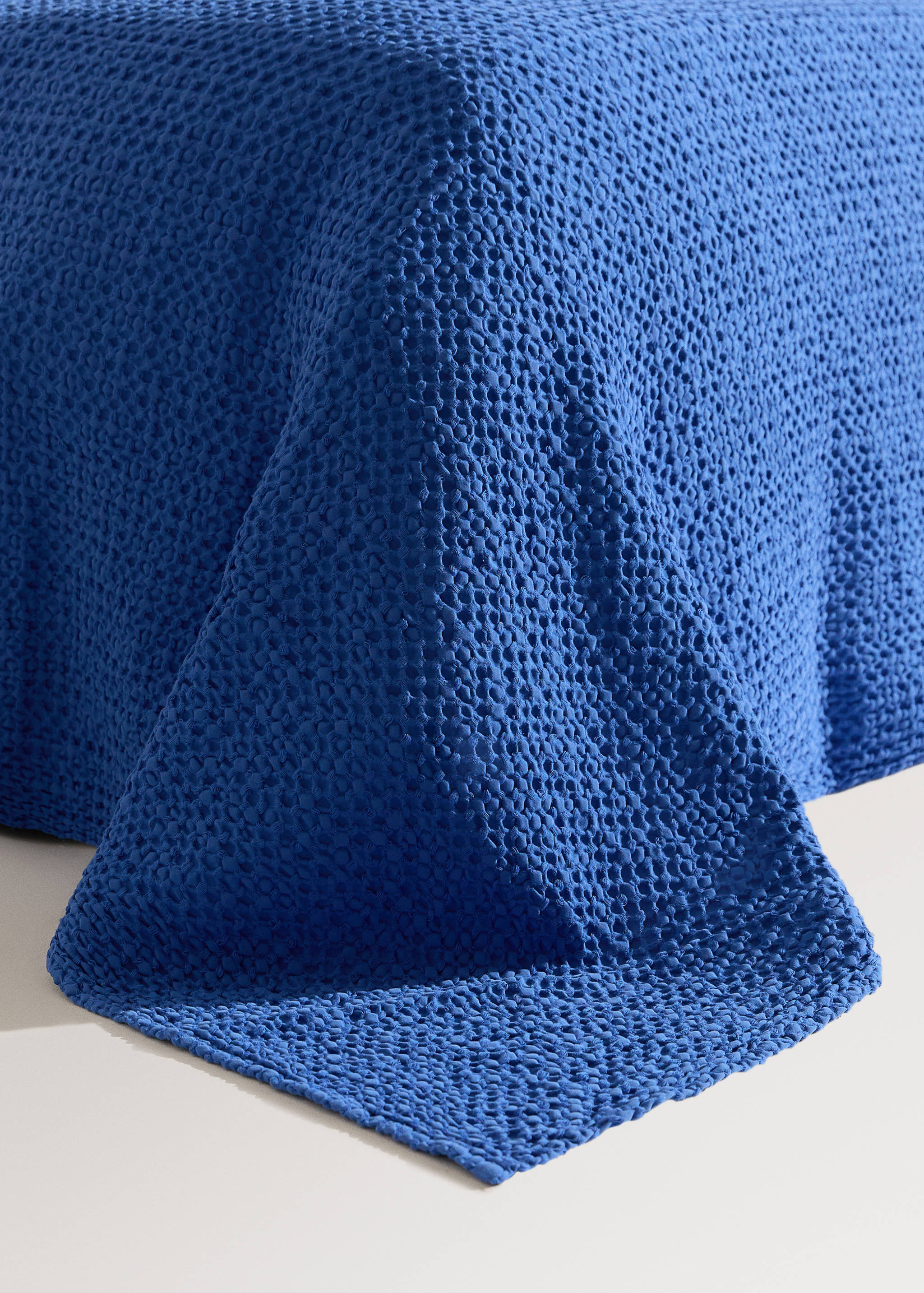 Waffle cotton garment-dyed bedspread 180/200 cm - Details of the article 8