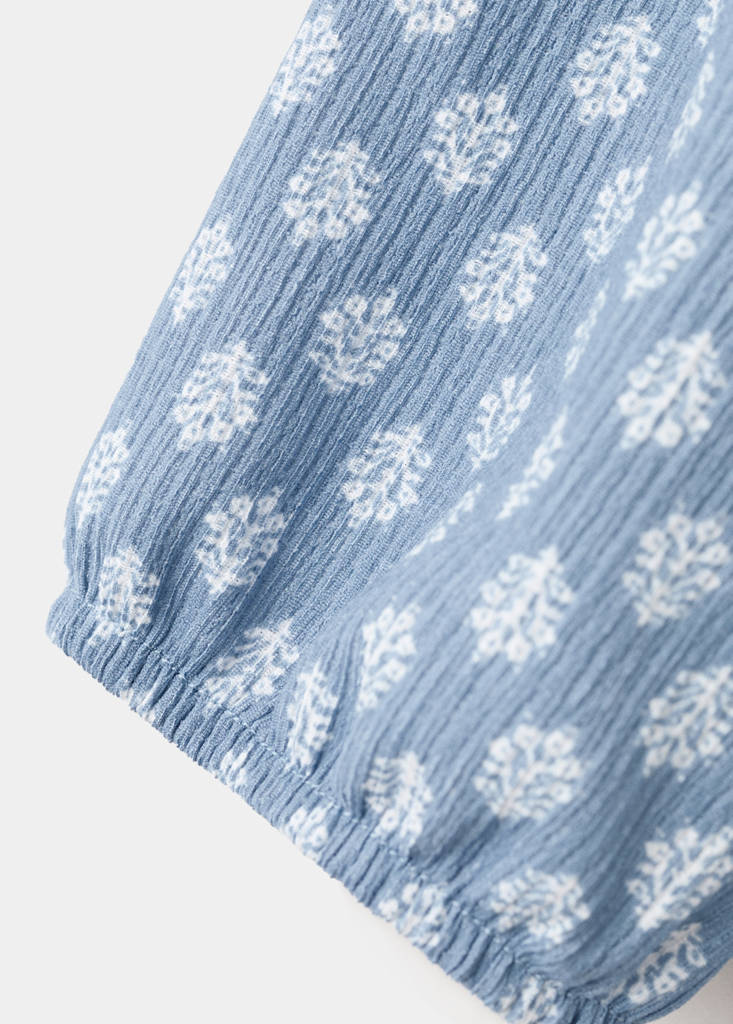 Short-sleeved printed t-shirt — Blue