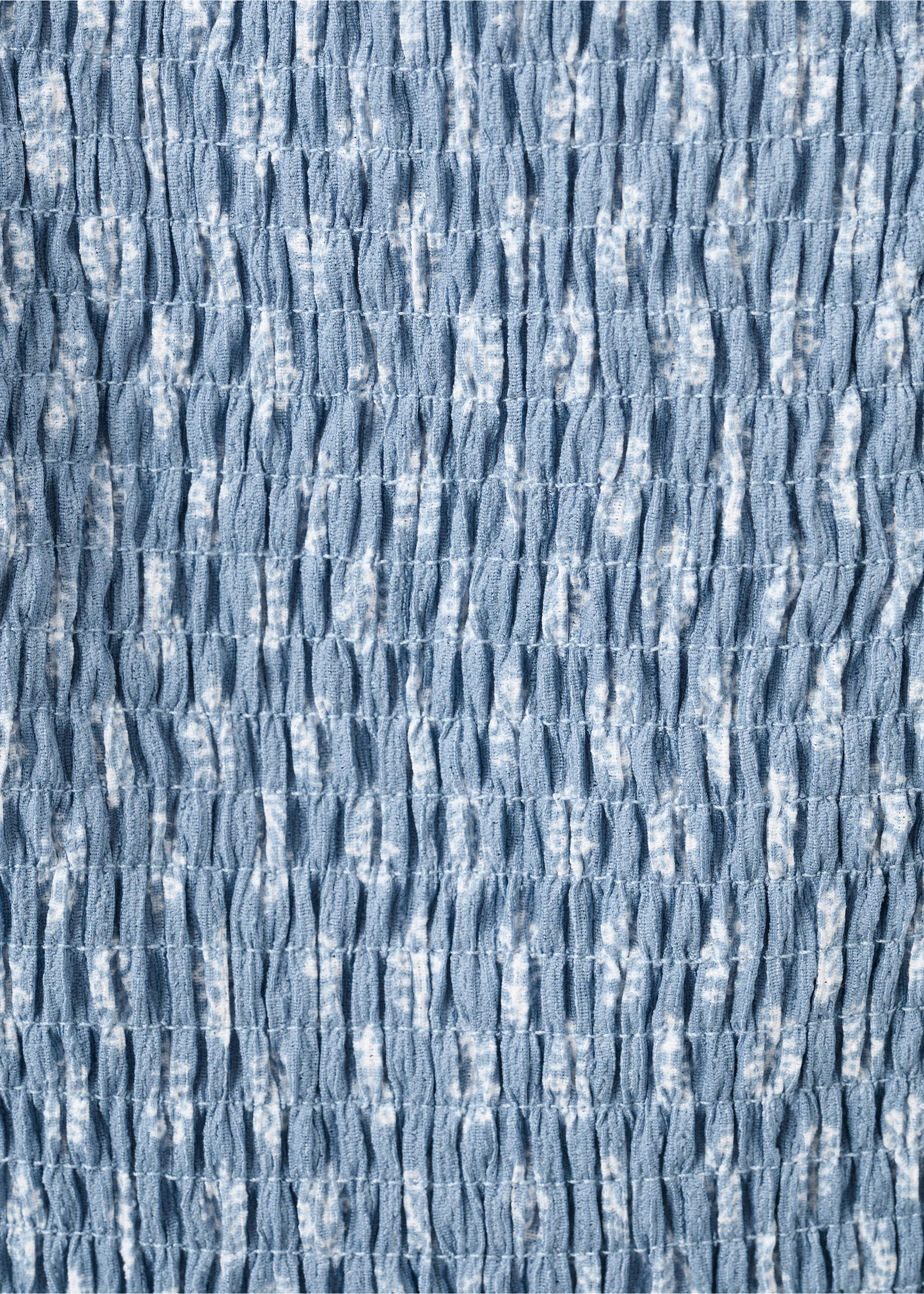 Short-sleeved printed t-shirt - Details of the article 0, Blue. Ref: 27055994-00.