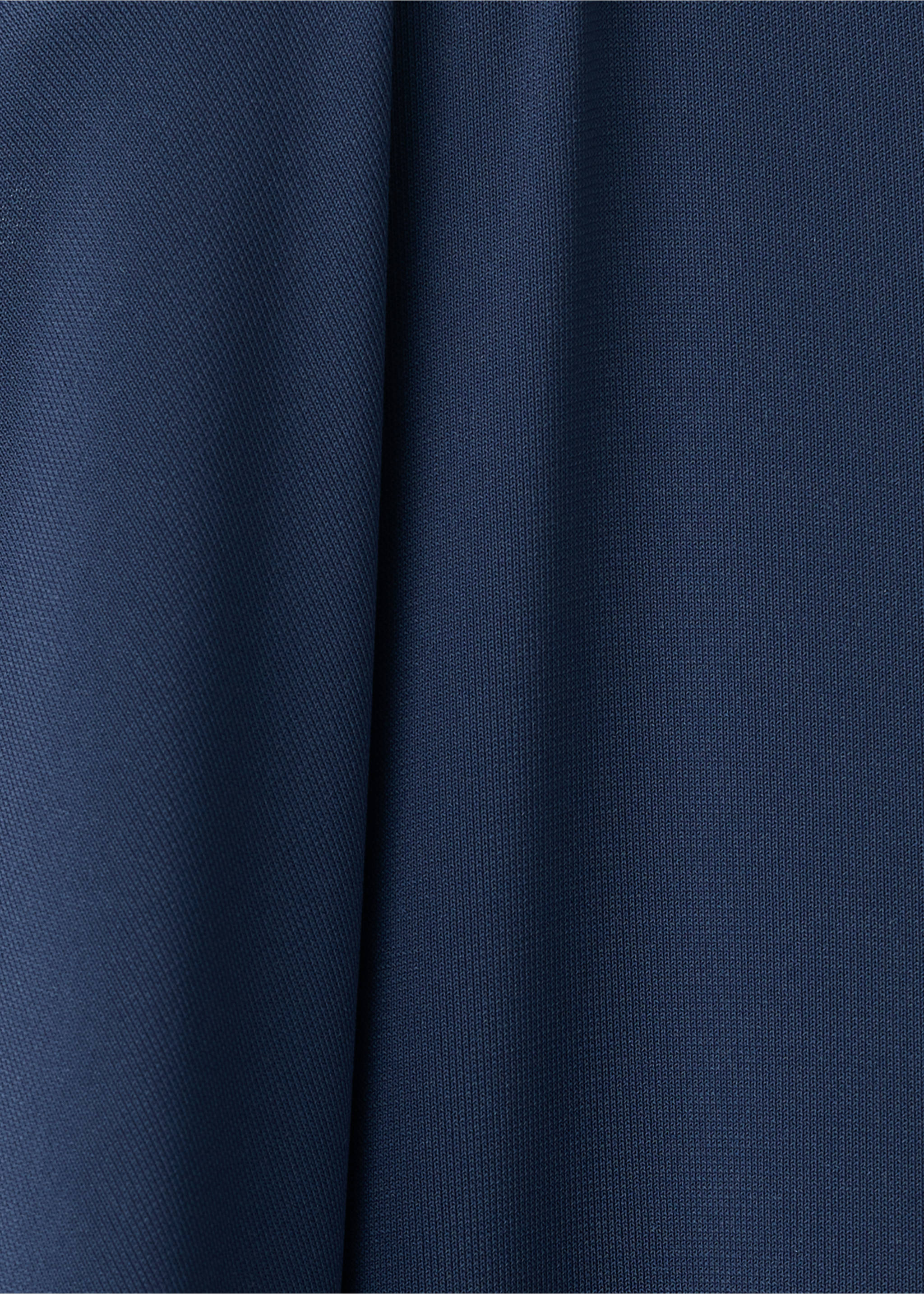 Caftan with frill detail - Details of the article 0, Blue. Ref: 27055995-00.