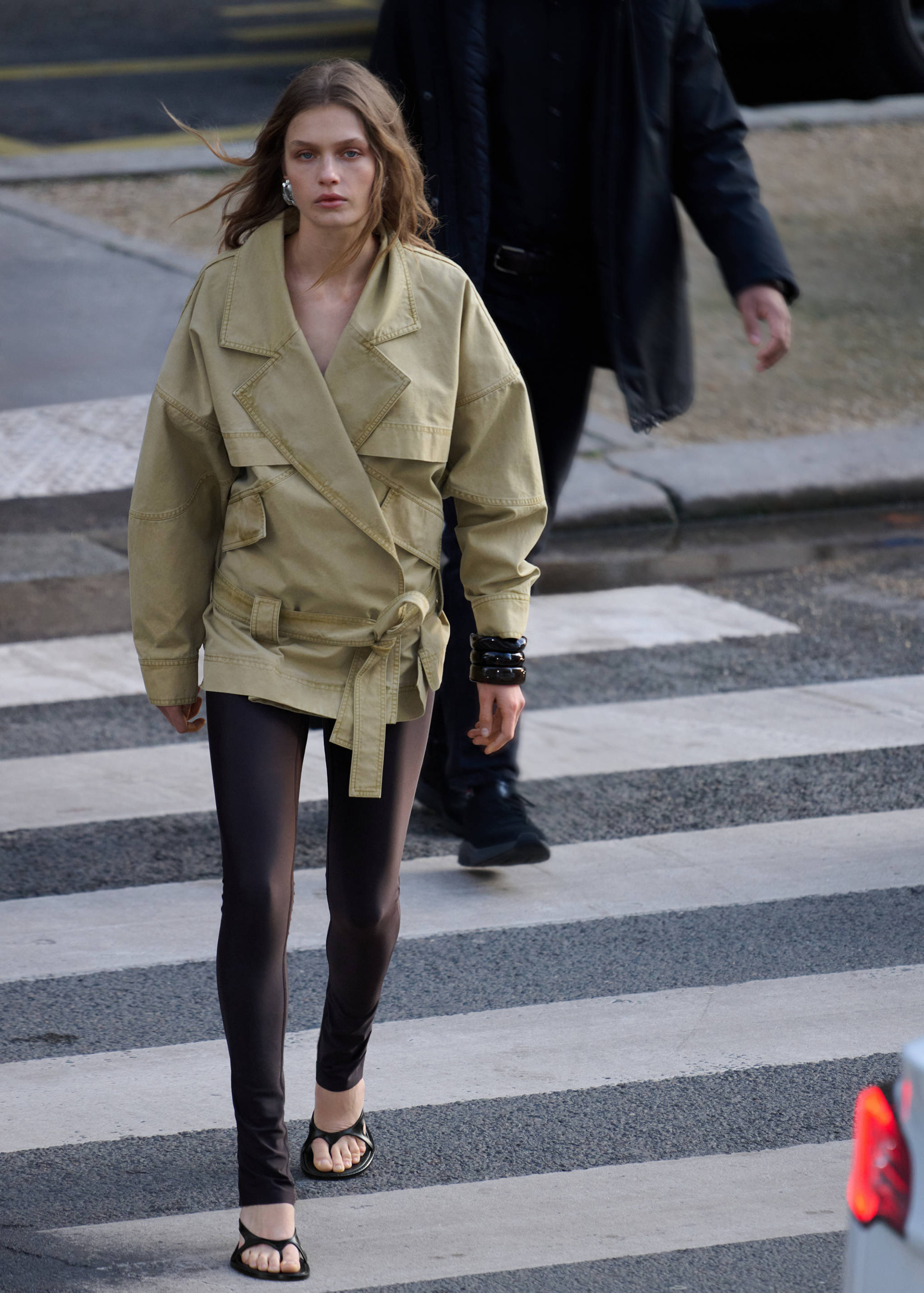 Leggings with zipped hem - General plane