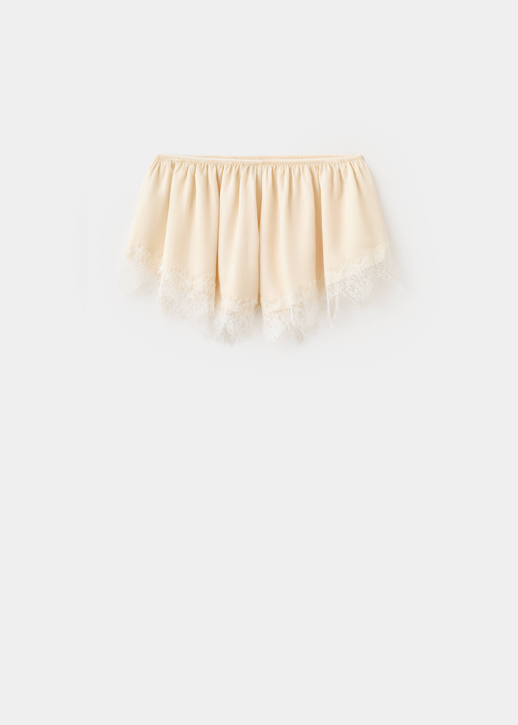 Shorts satinados encaje - Artículo sin modelo