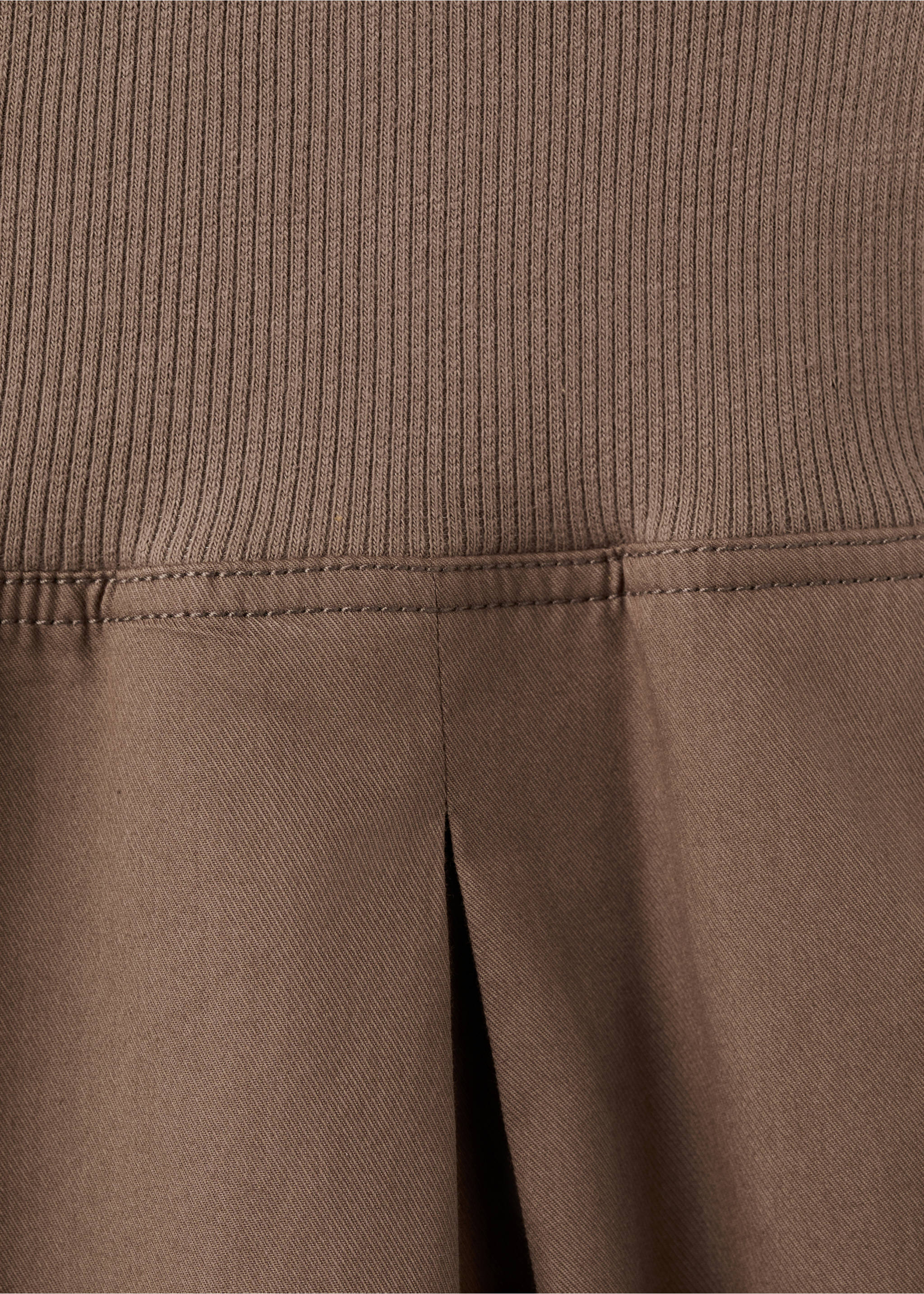 Pantalon ballon taille haute - Détail de l'article 8, Marron moyen. Ref: 27056001-00.