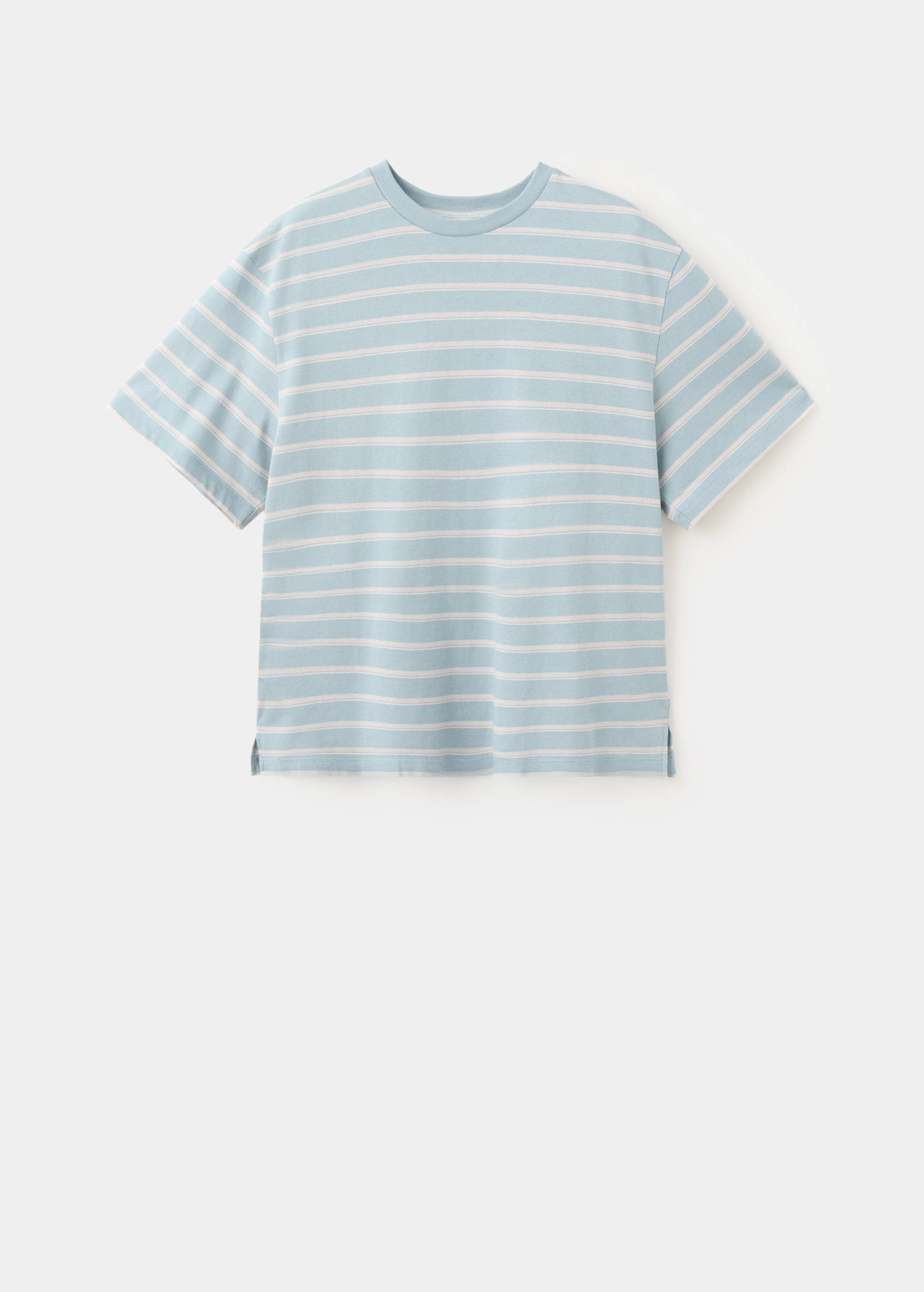 T-shirt de pyjama coton rayures - Article sans modèle