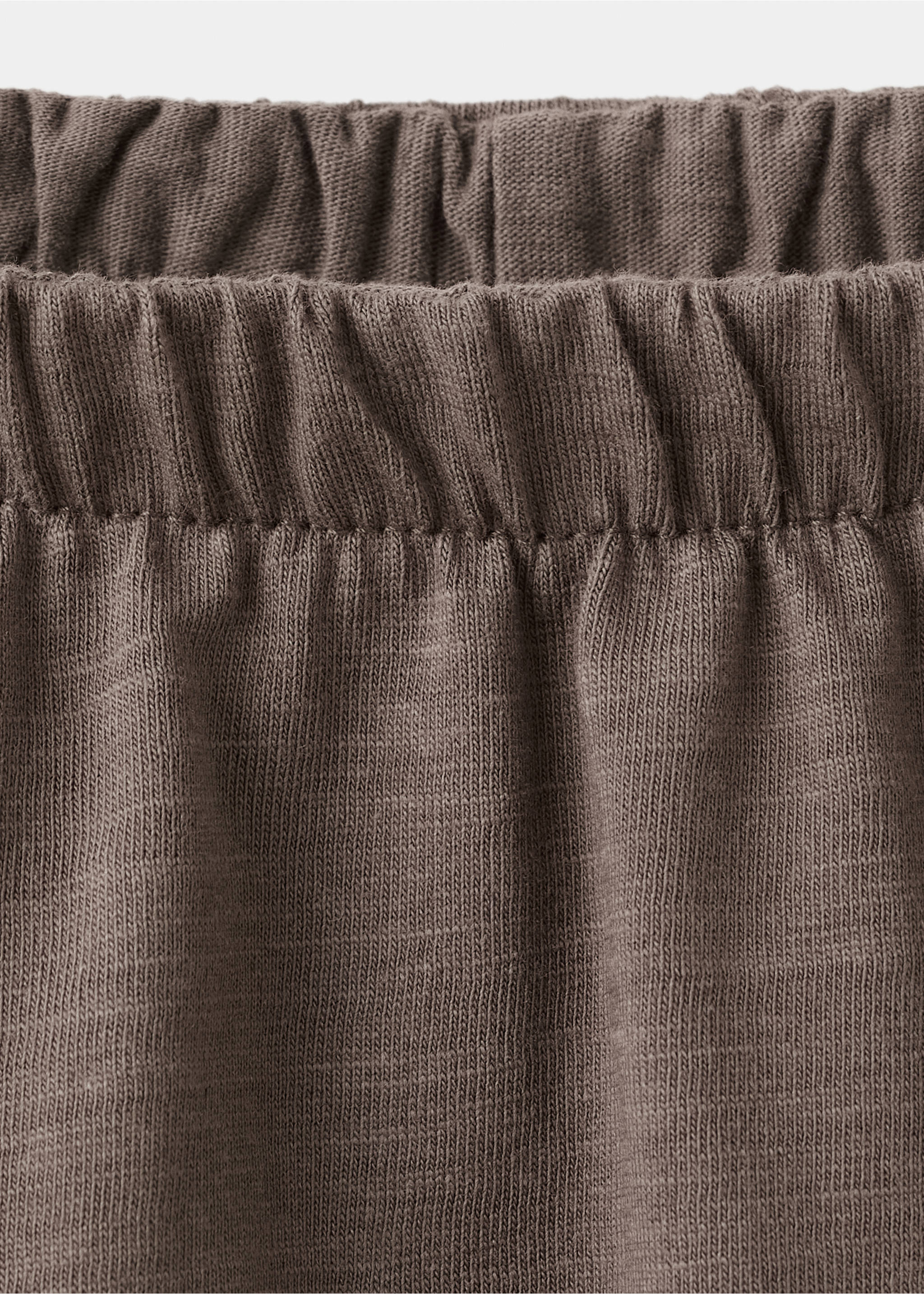 Ruffled cotton skirt - Details of the article 8, Brown. Ref: 27056340-00.