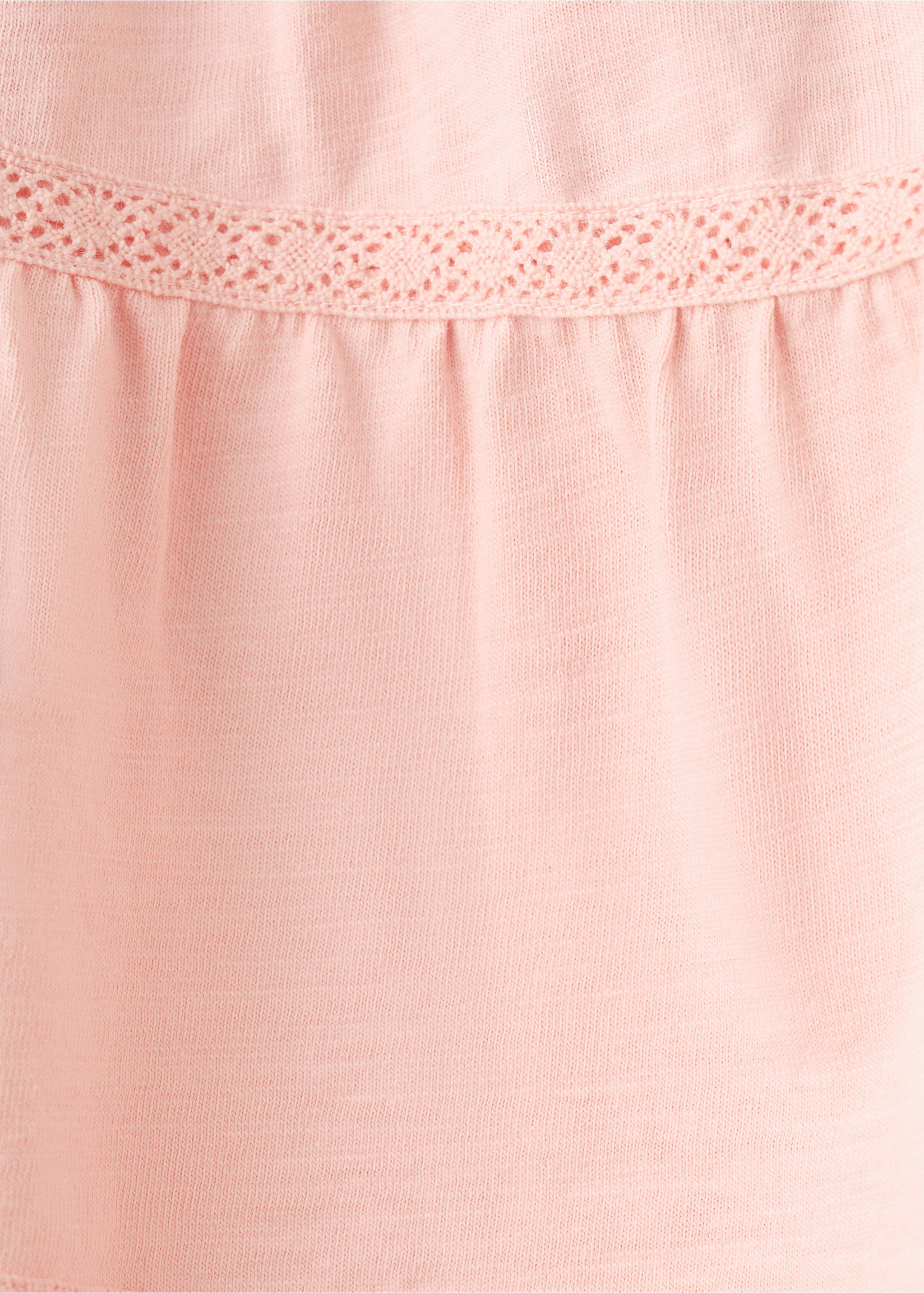 Ruffled cotton skirt - Details of the article 0, Pink. Ref: 27056340-00.
