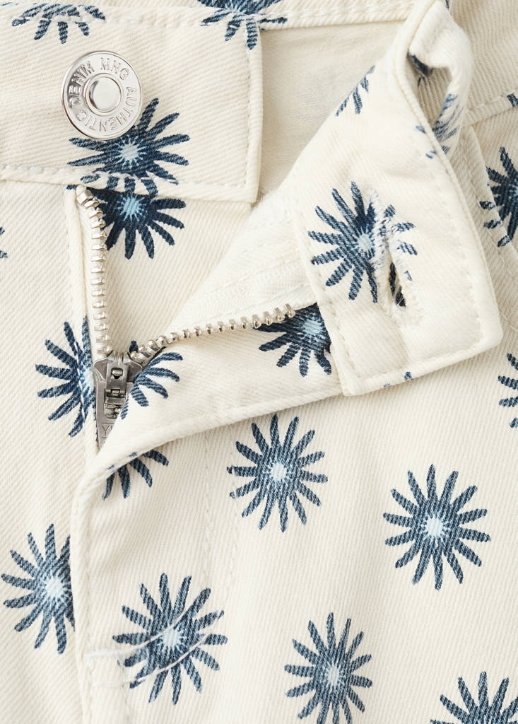 Printed wide leg jeans — Off White