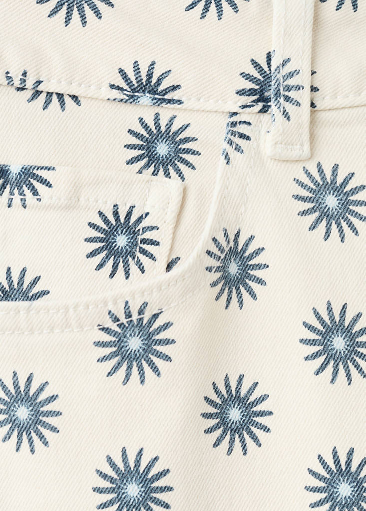 Printed wide leg jeans — Off White