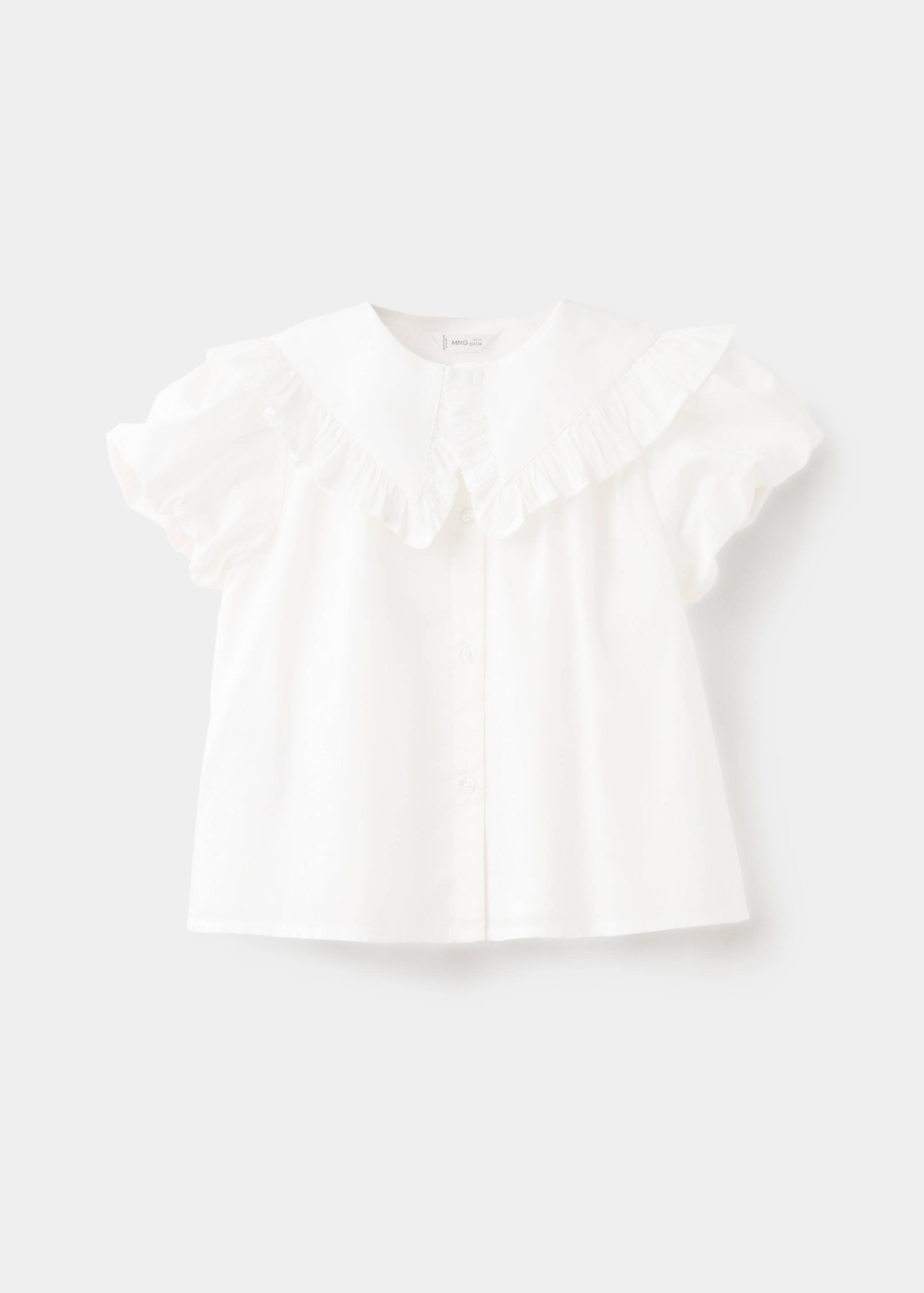 Blouse coton à volants - Article sans modèle