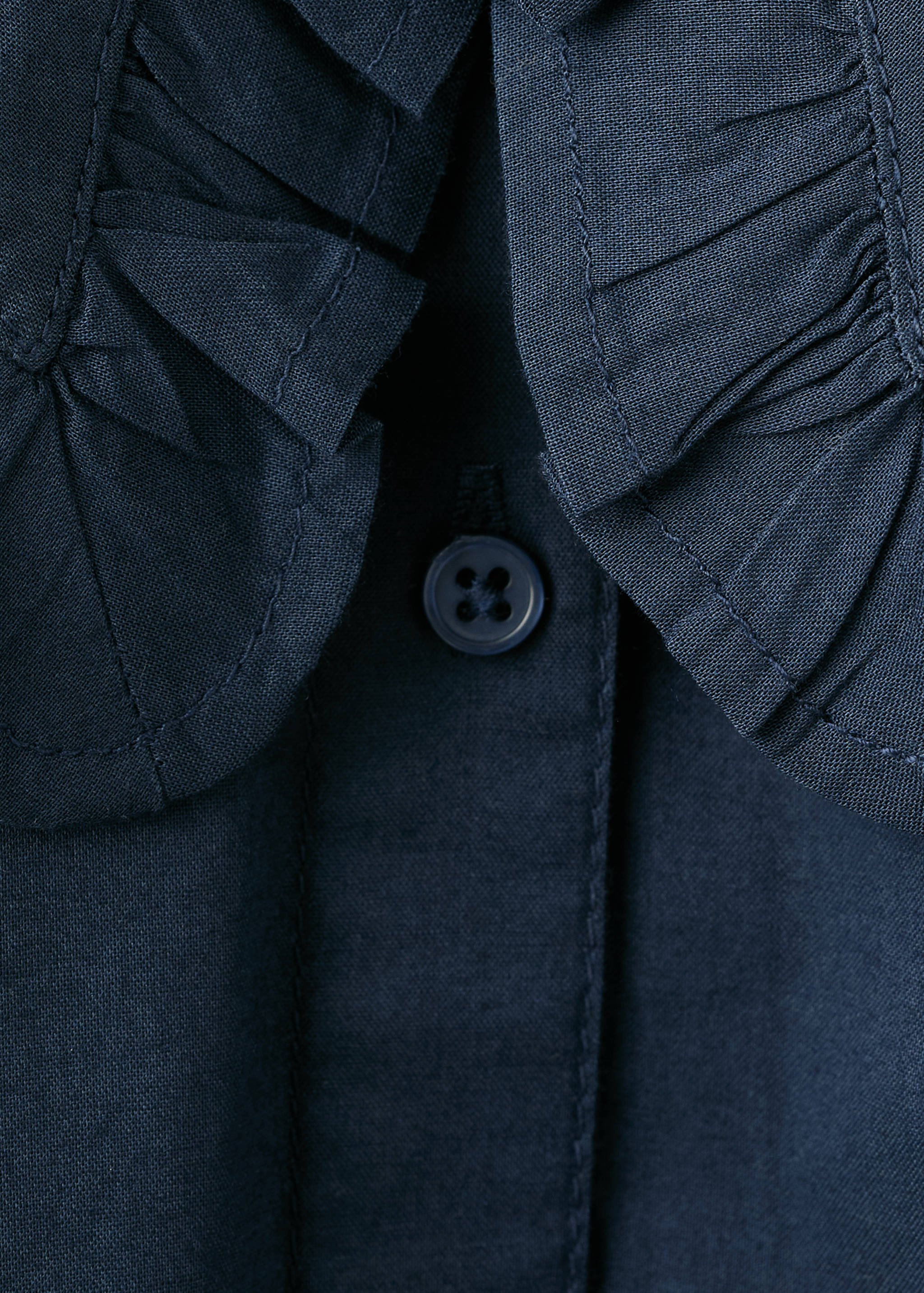 Ruffled cotton blouse - Details of the article 8