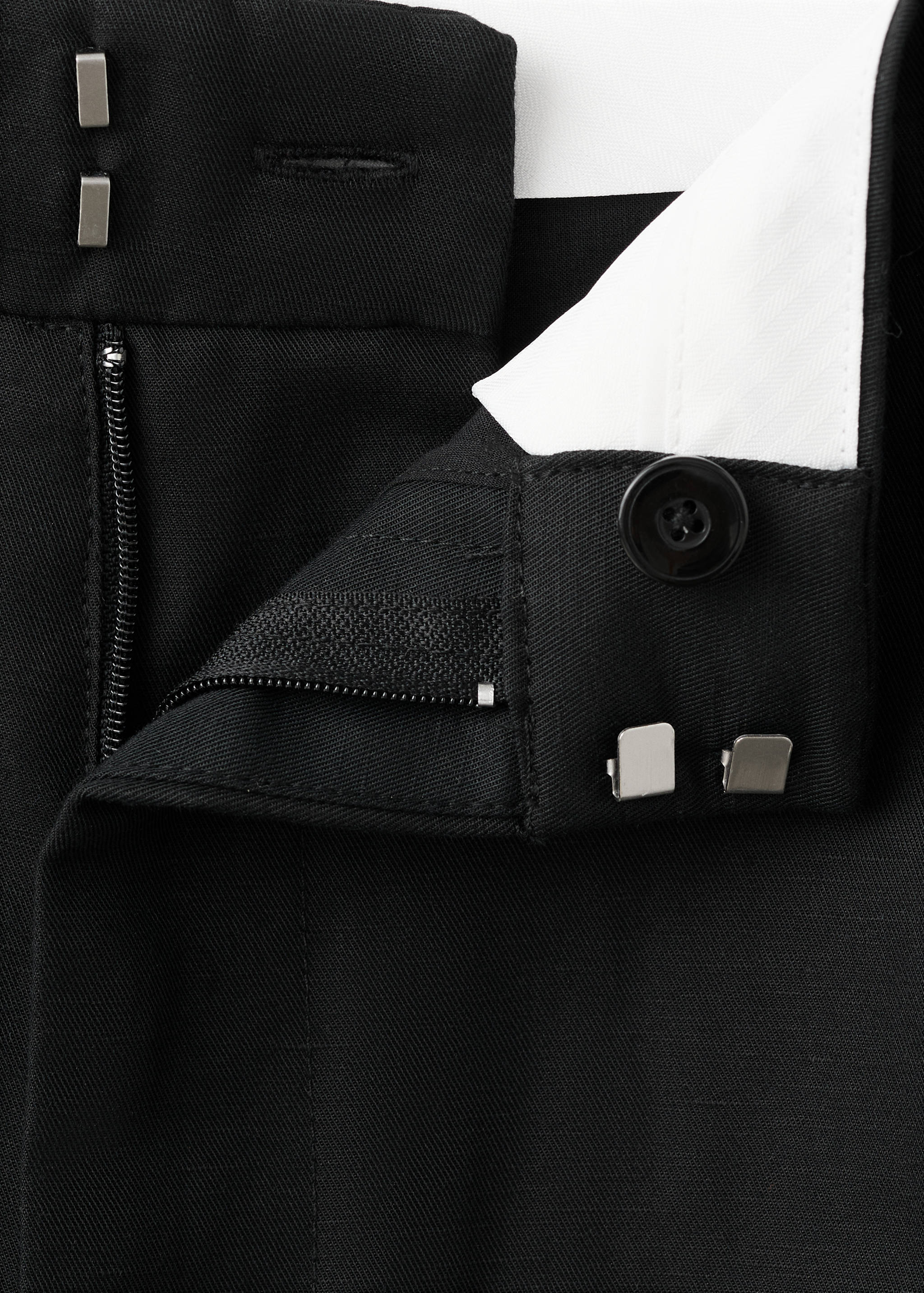 Barrel cotton trousers - Details of the article 0