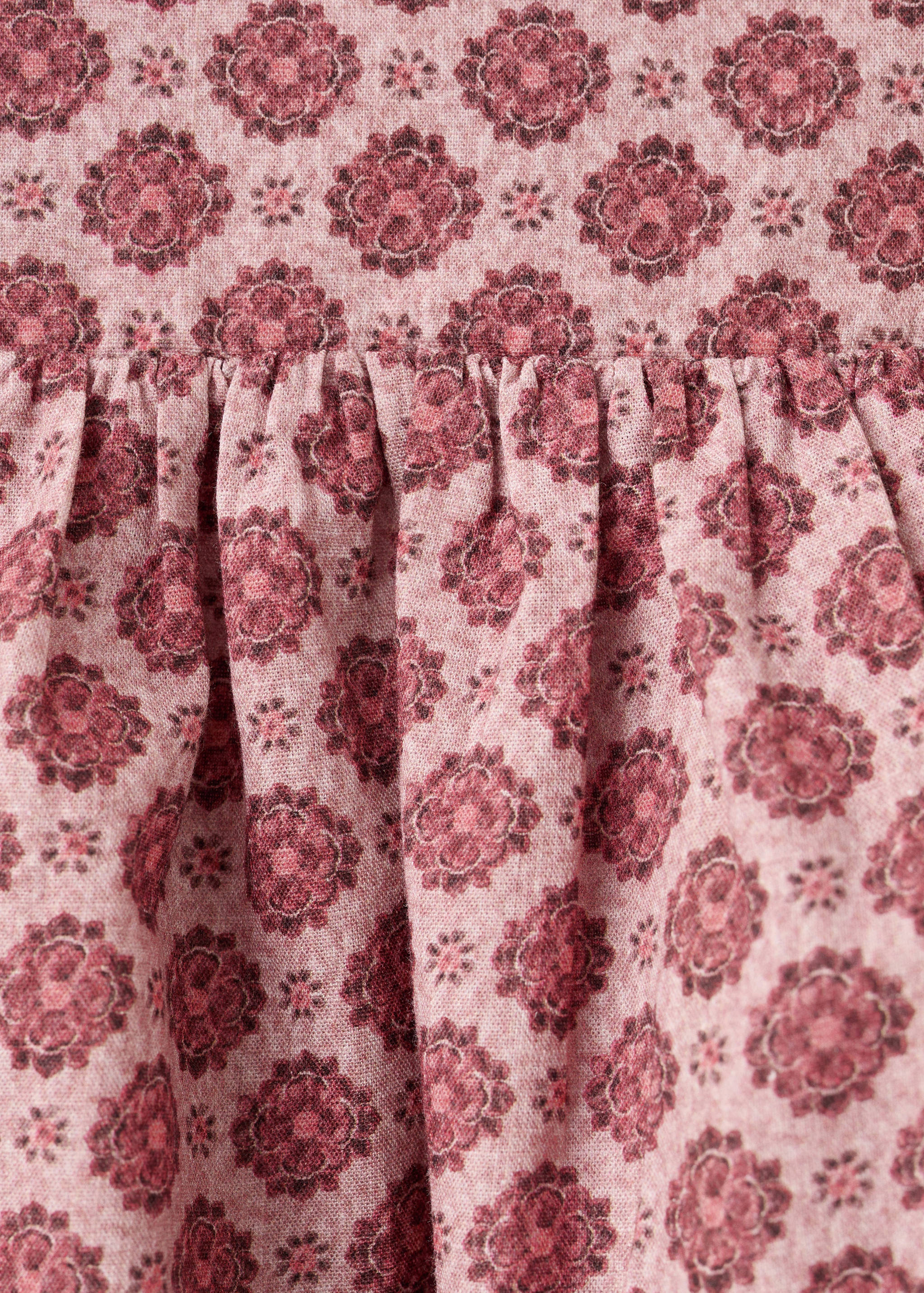 Ruched floral skirt - Details of the article 0