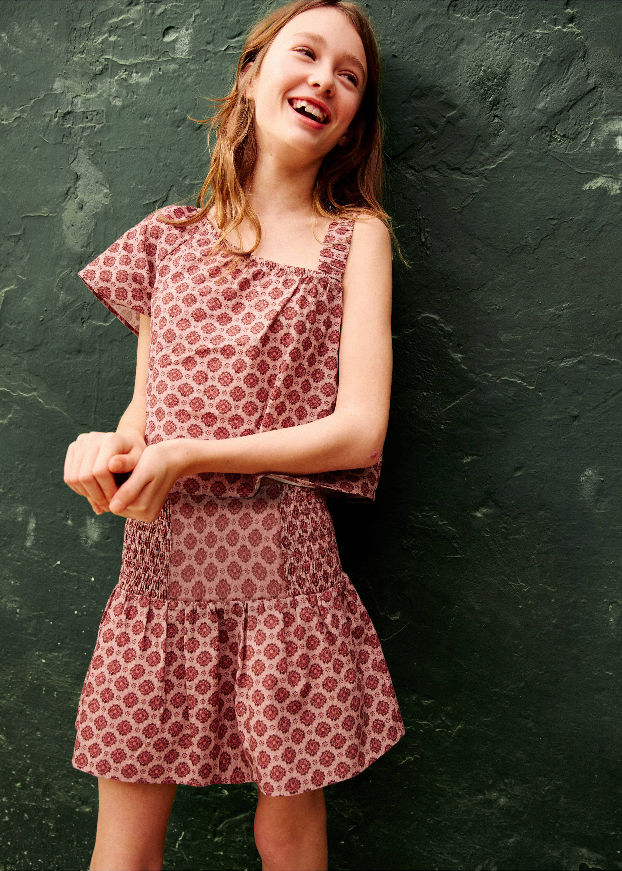 Faldilla flors frunzit - Detall de l'article 5, Grana. Ref: 27056350-00.