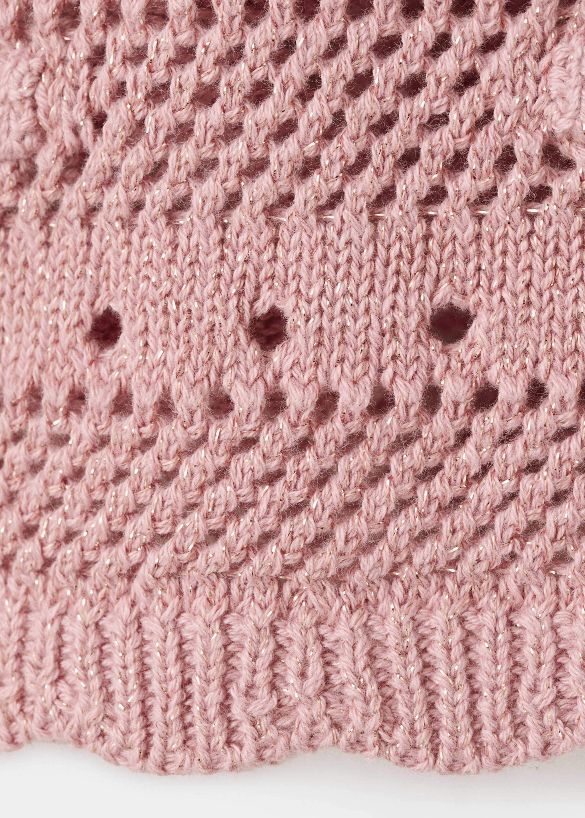 Openwork lurex knit sweater - Details of the article 0