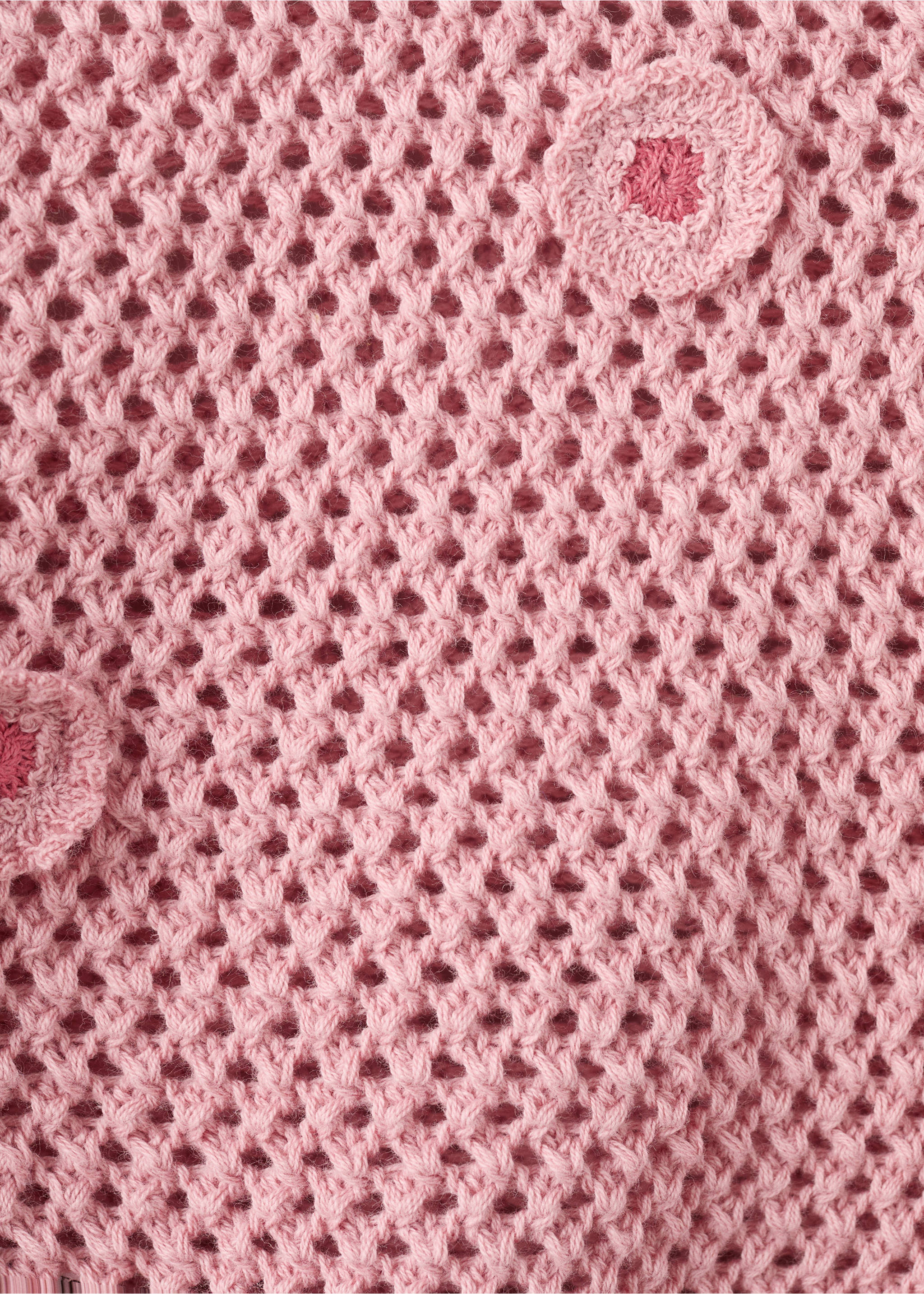 Jersey punto calado - Detalle del artículo 0, Rosa palo. Ref: 27056352-00.