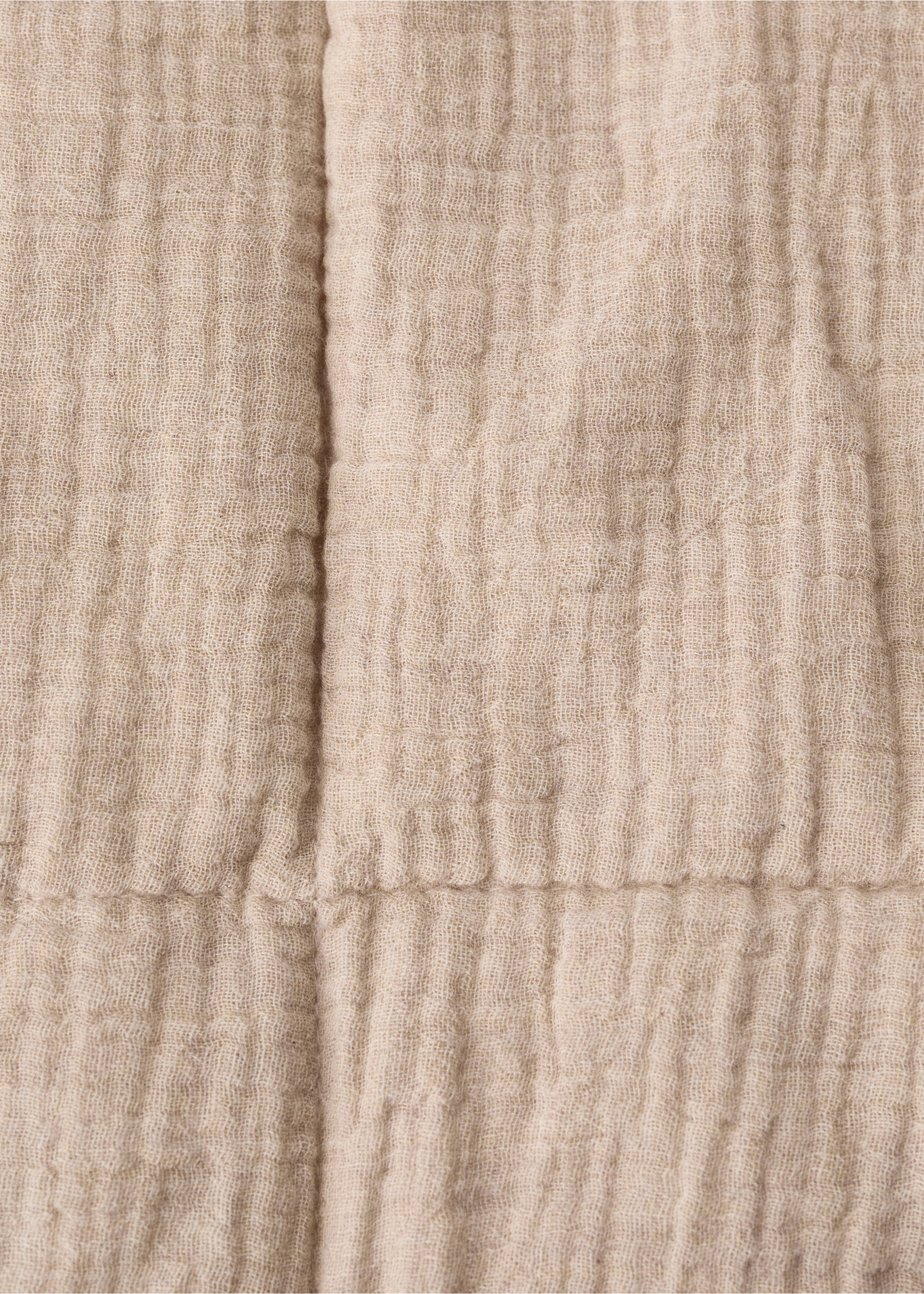 Baby changing mat in cotton gauze - Details of the article 4, Beige. Ref: 27056357-00.