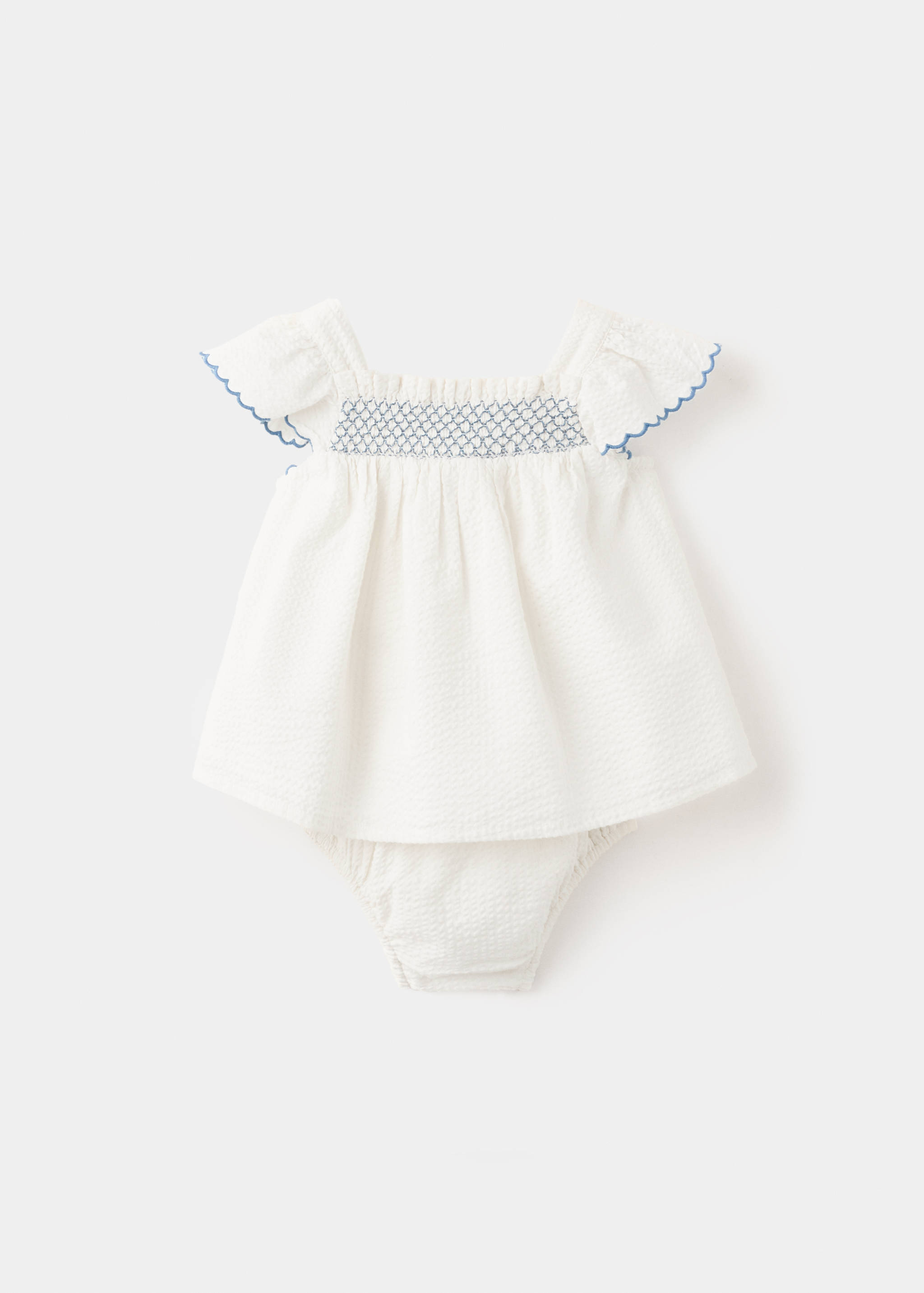 Vestido y ranita flores - Reverso del artículo