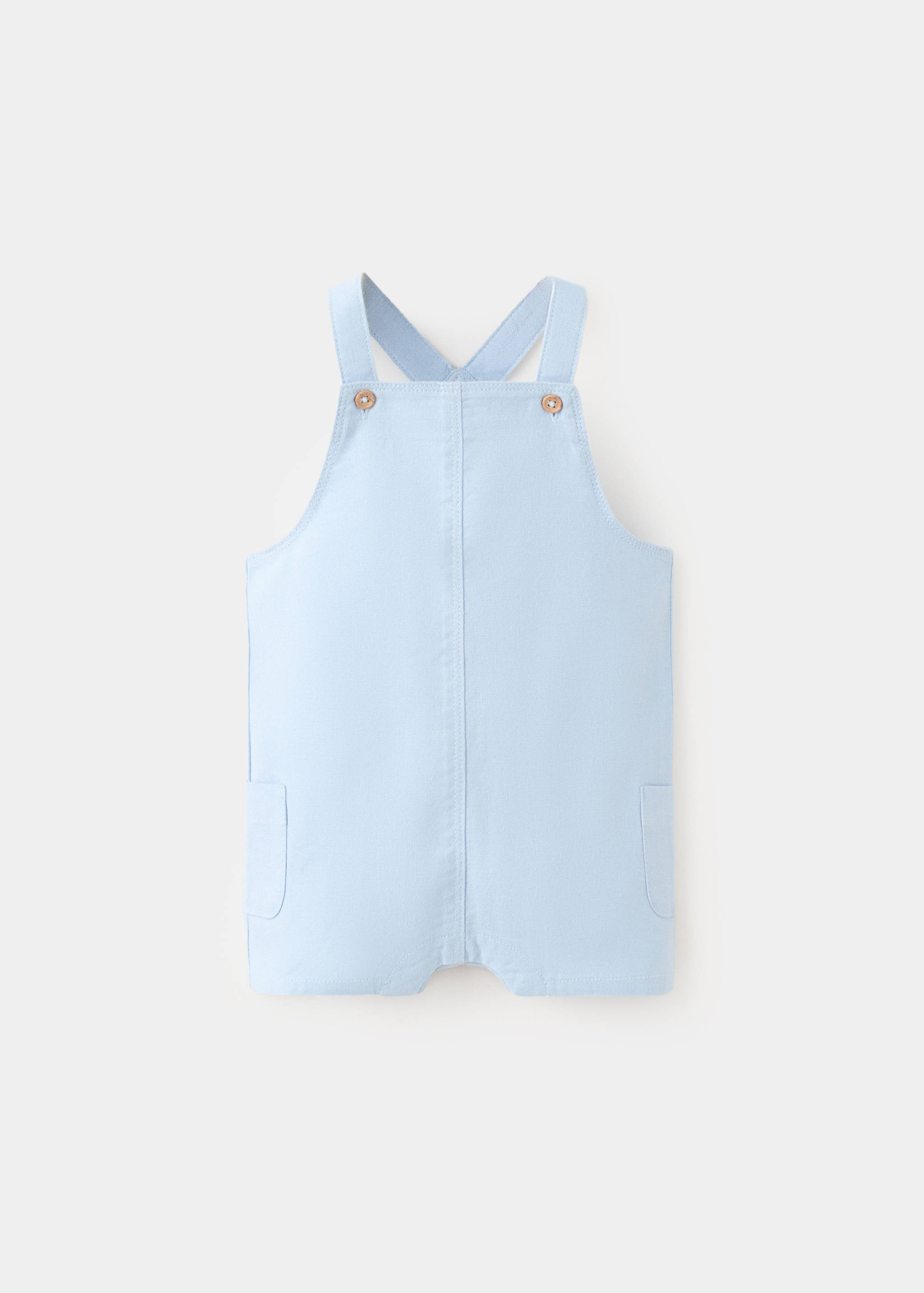 Short cotton dungarees - Article without model