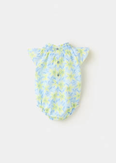Floral-print romper suit — Yellow 4