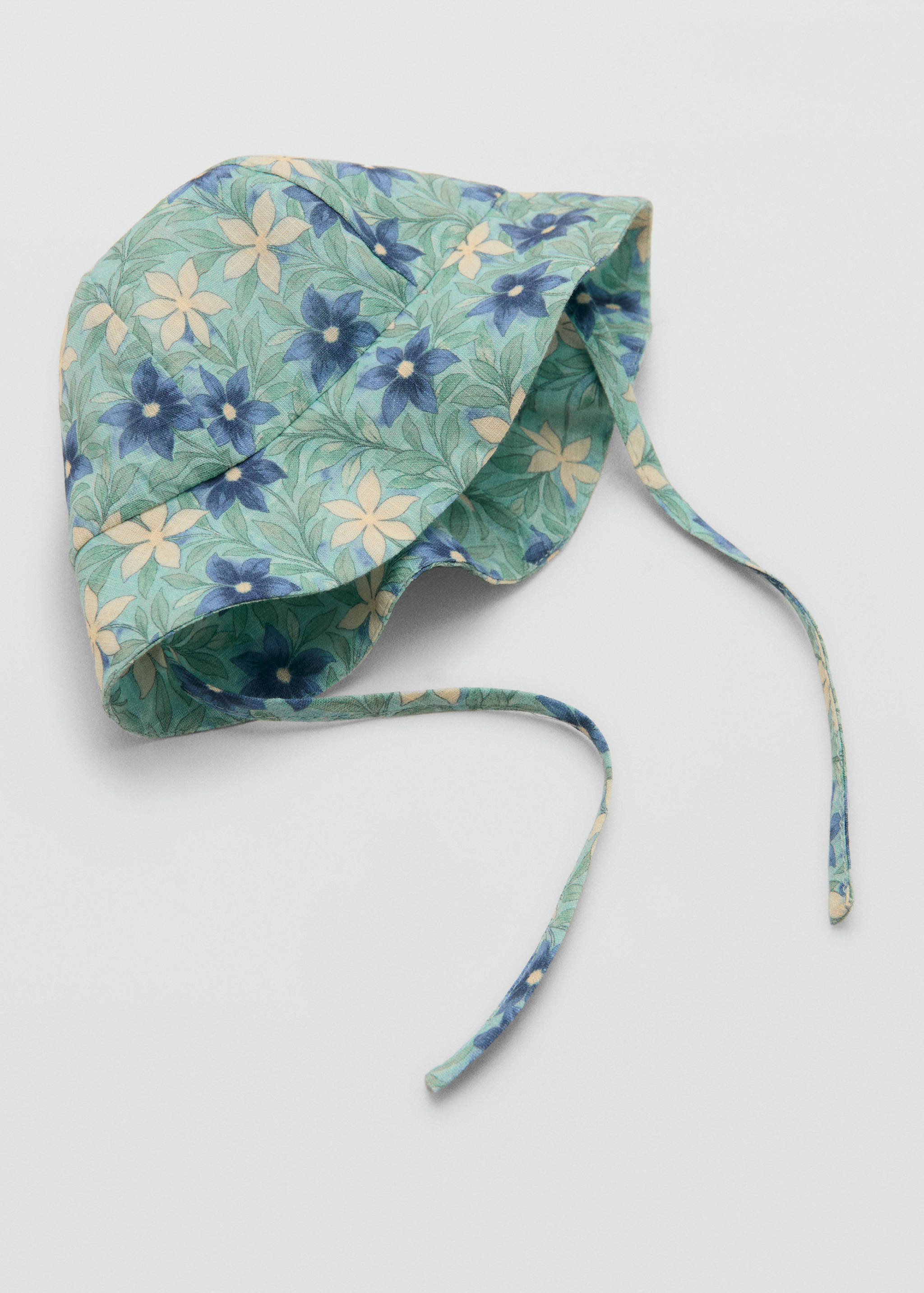 Gorro algodón flores - Plano medio