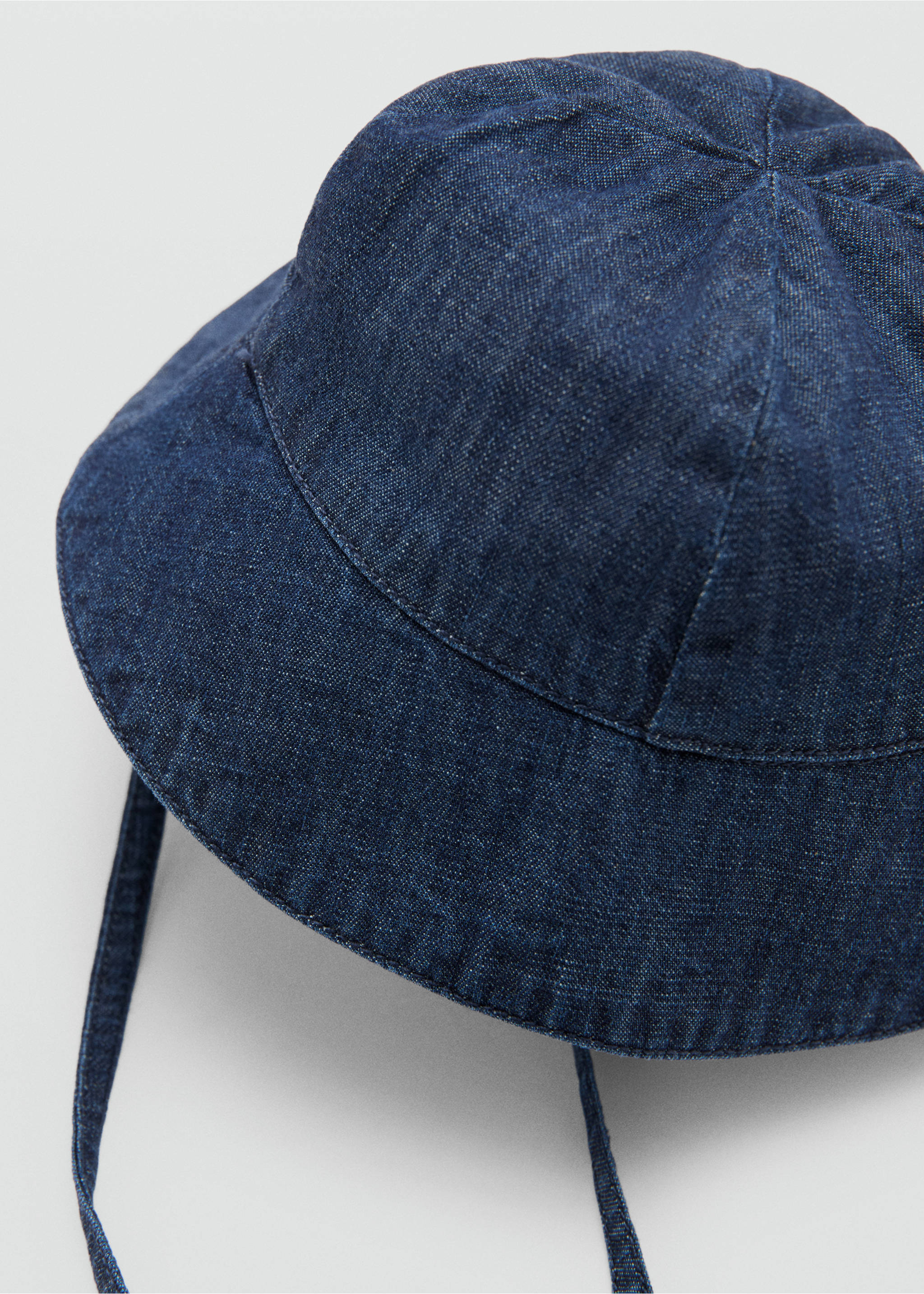 Denim bucket hat - Medium plane, Dark Blue. Ref: 27056726-00.