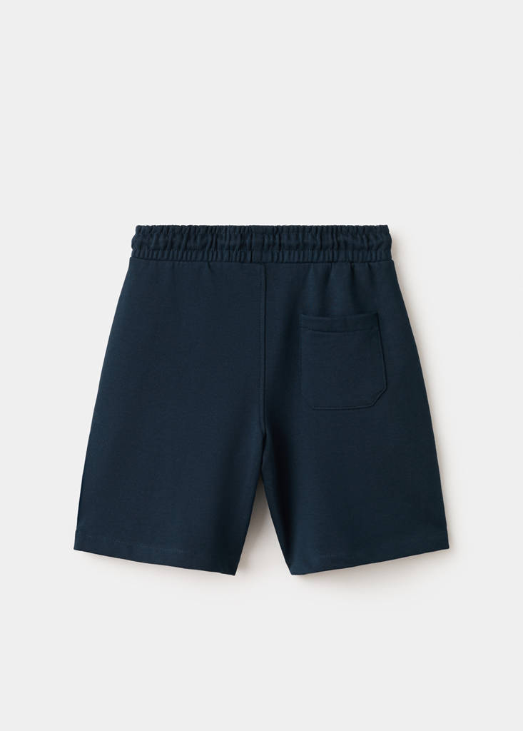 Basic cotton bermuda shorts - thumbnail 3