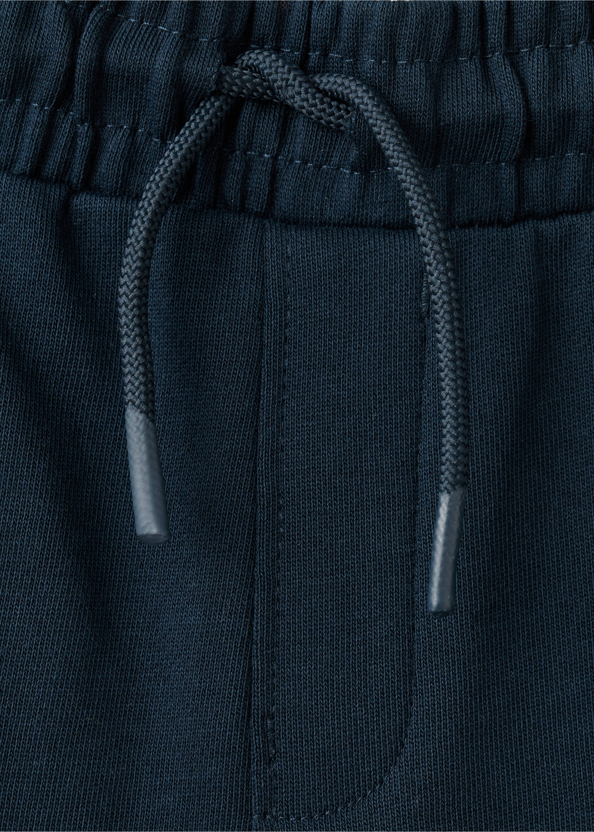 Базовые хлопковые бермуды - Деталь изделия 8, Глубокий темно-синий. Ref: 27056728-00.