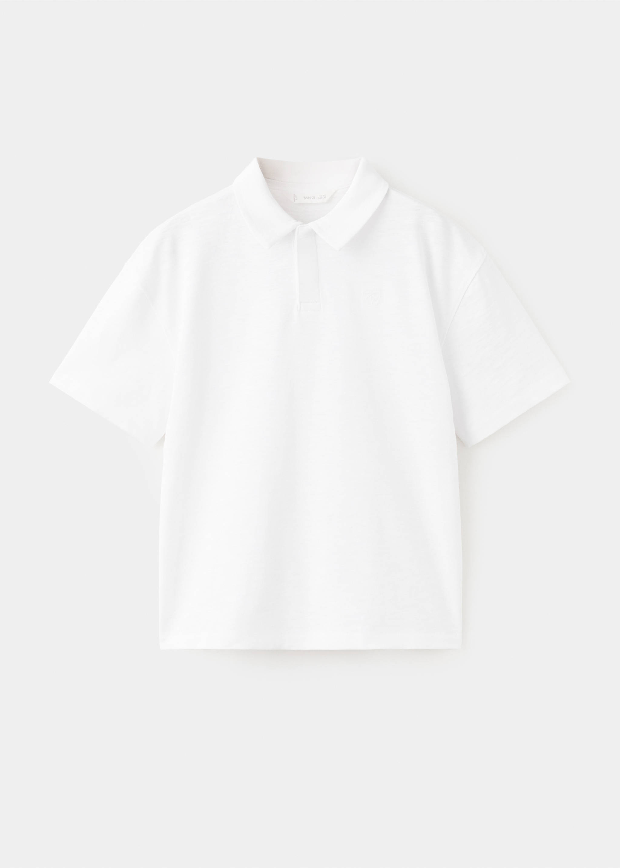 Cotton polo shirt - Article without model, White. Ref: 27056731-00.