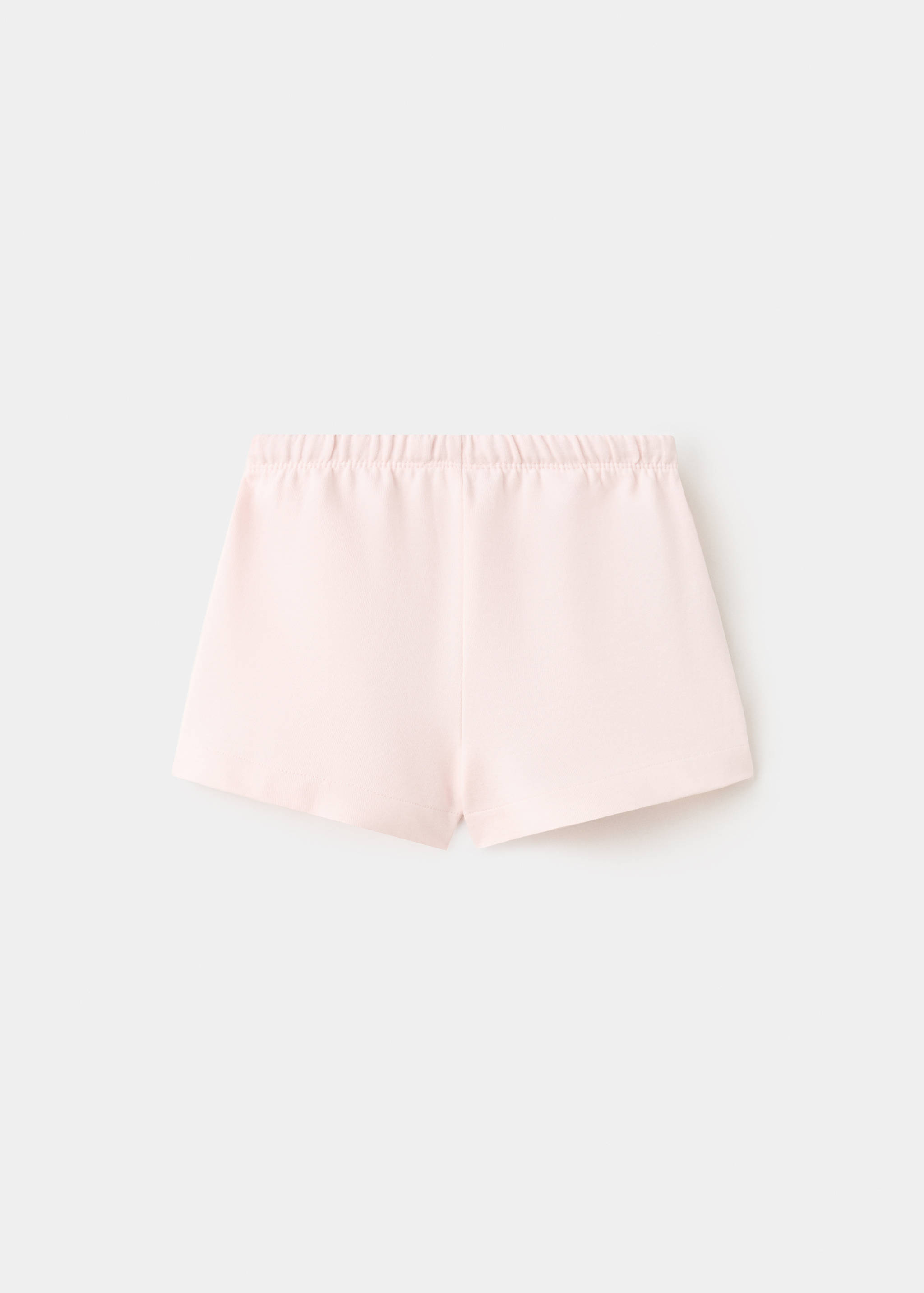 Cotton shorts with drawstring - Reverse of the article