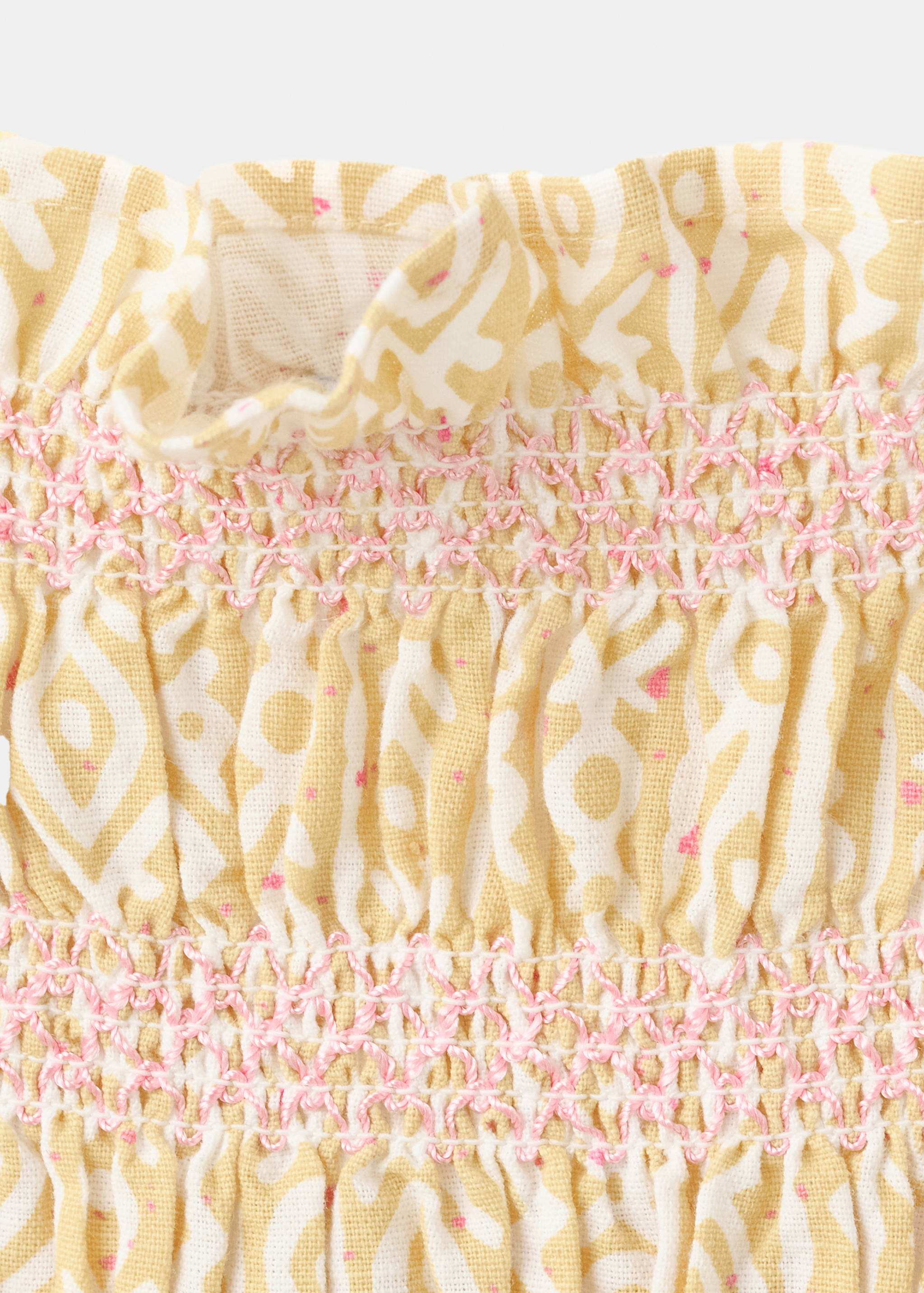 Vestido estampado lazos laterales - Detalle del artículo 8