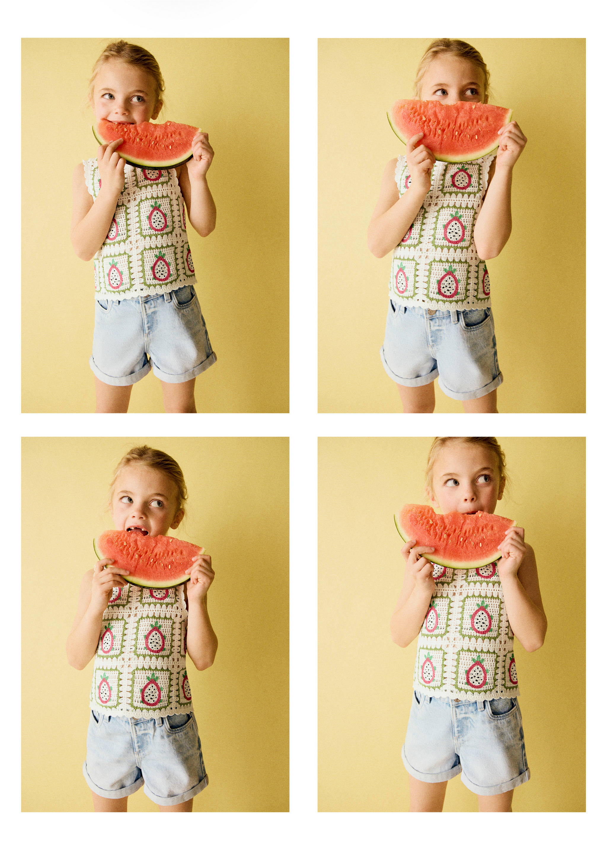 Denim shorts with turned-up hem - Details of the article 2, Light Blue. Ref: 27056737-00.