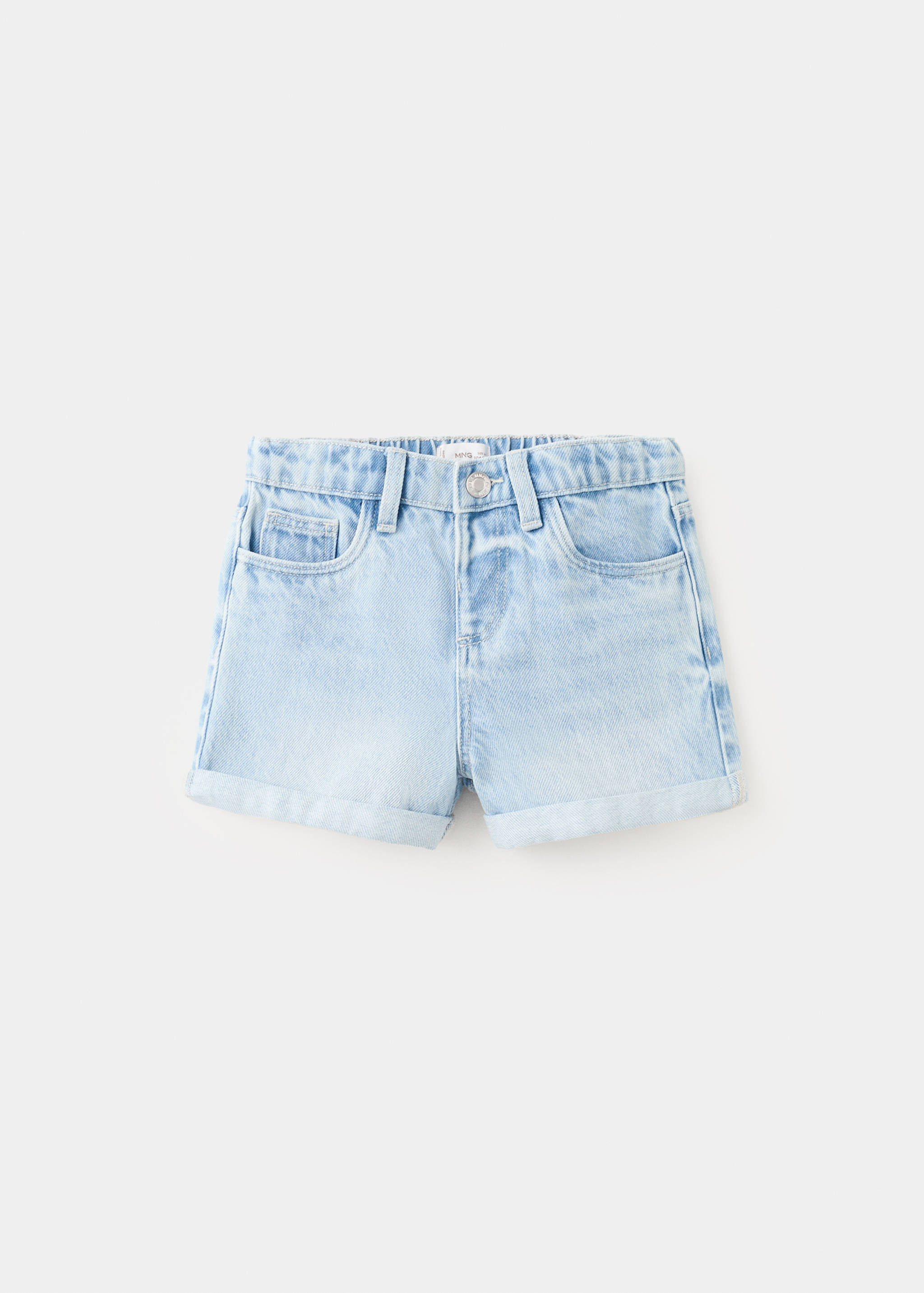 Shorts vaqueros bajo vuelto - Artículo sin modelo