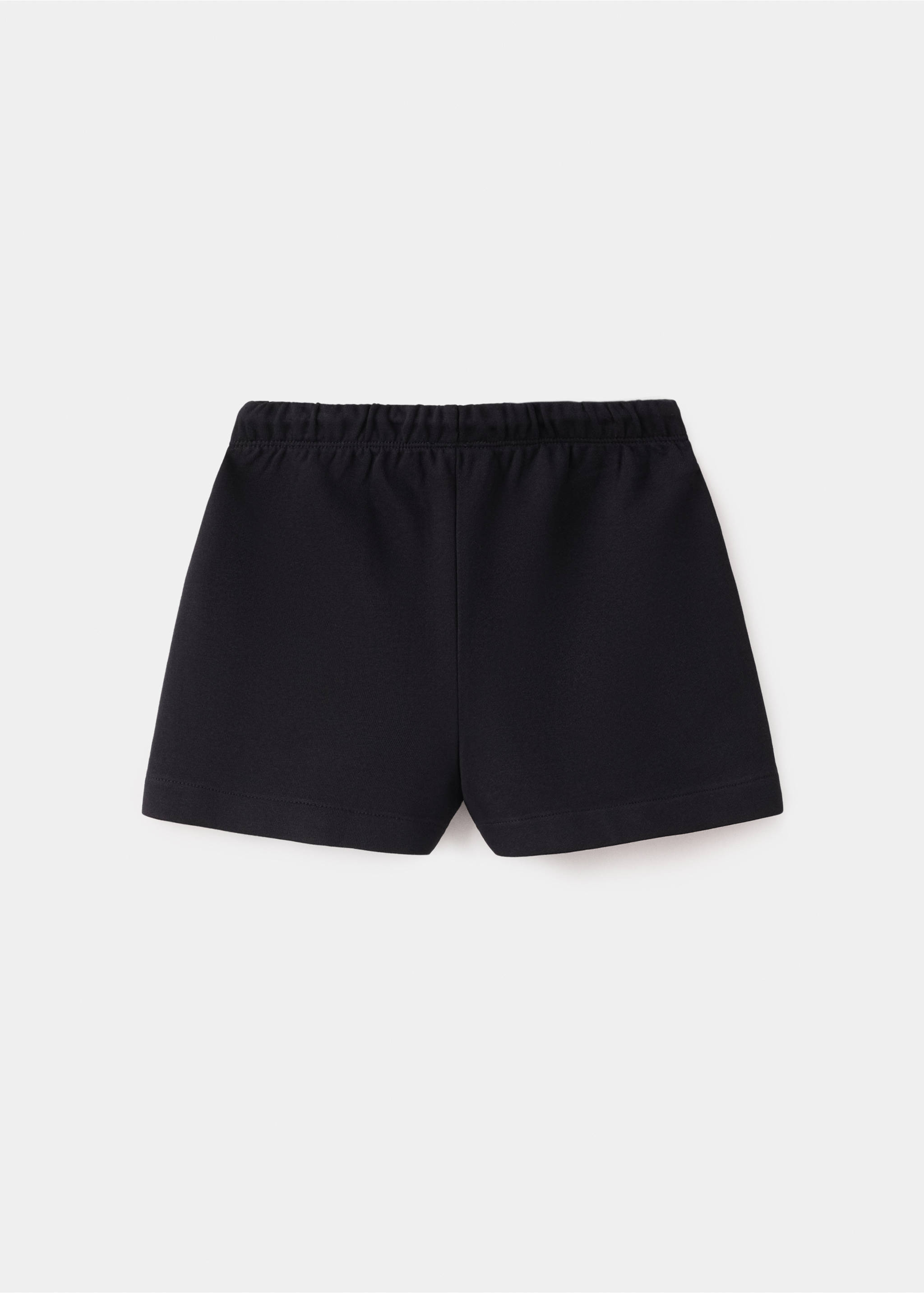Cotton shorts with pockets - Reverse of the article, Black. Ref: 27056738-00.