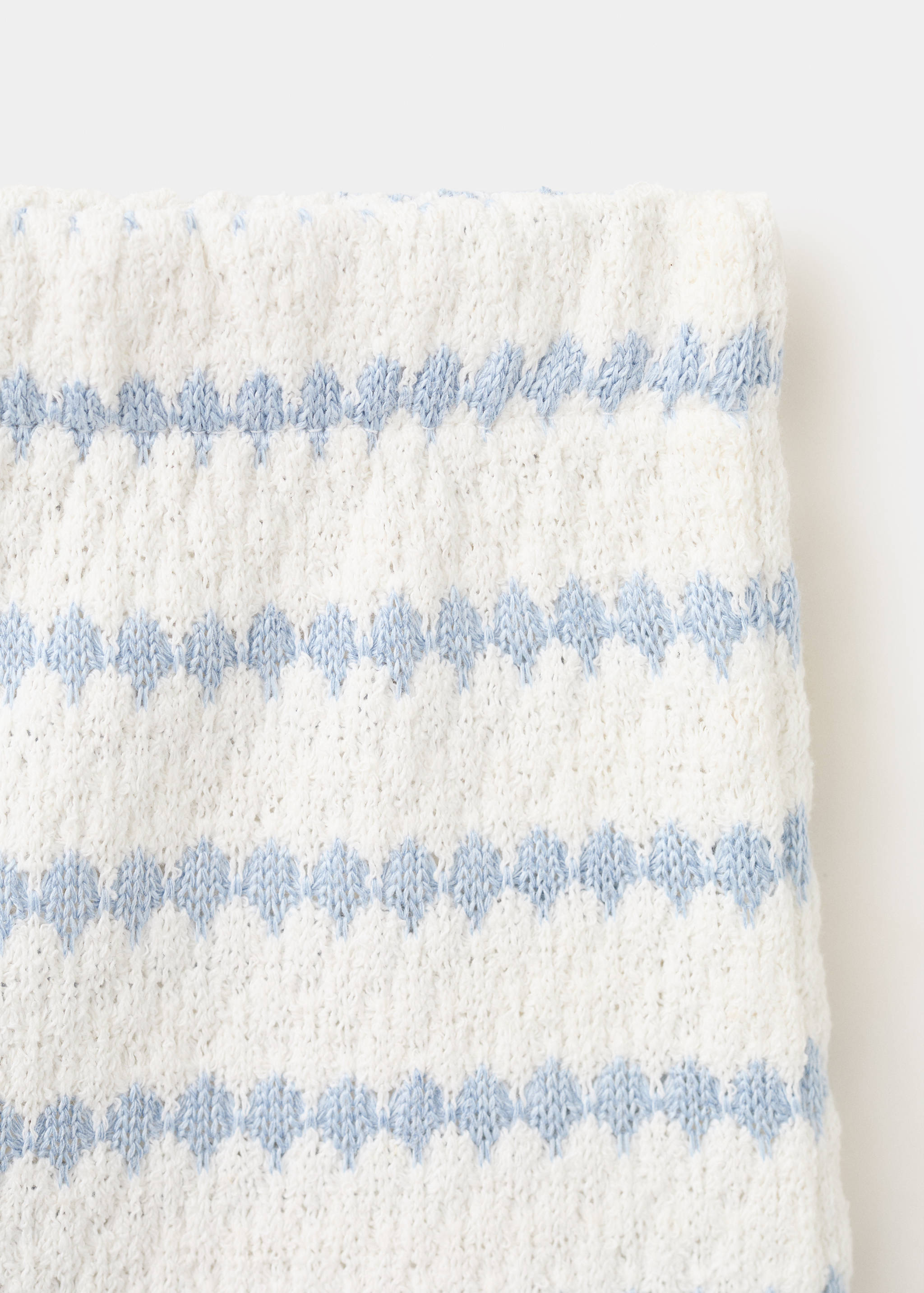 Striped crochet shorts - Details of the article 8