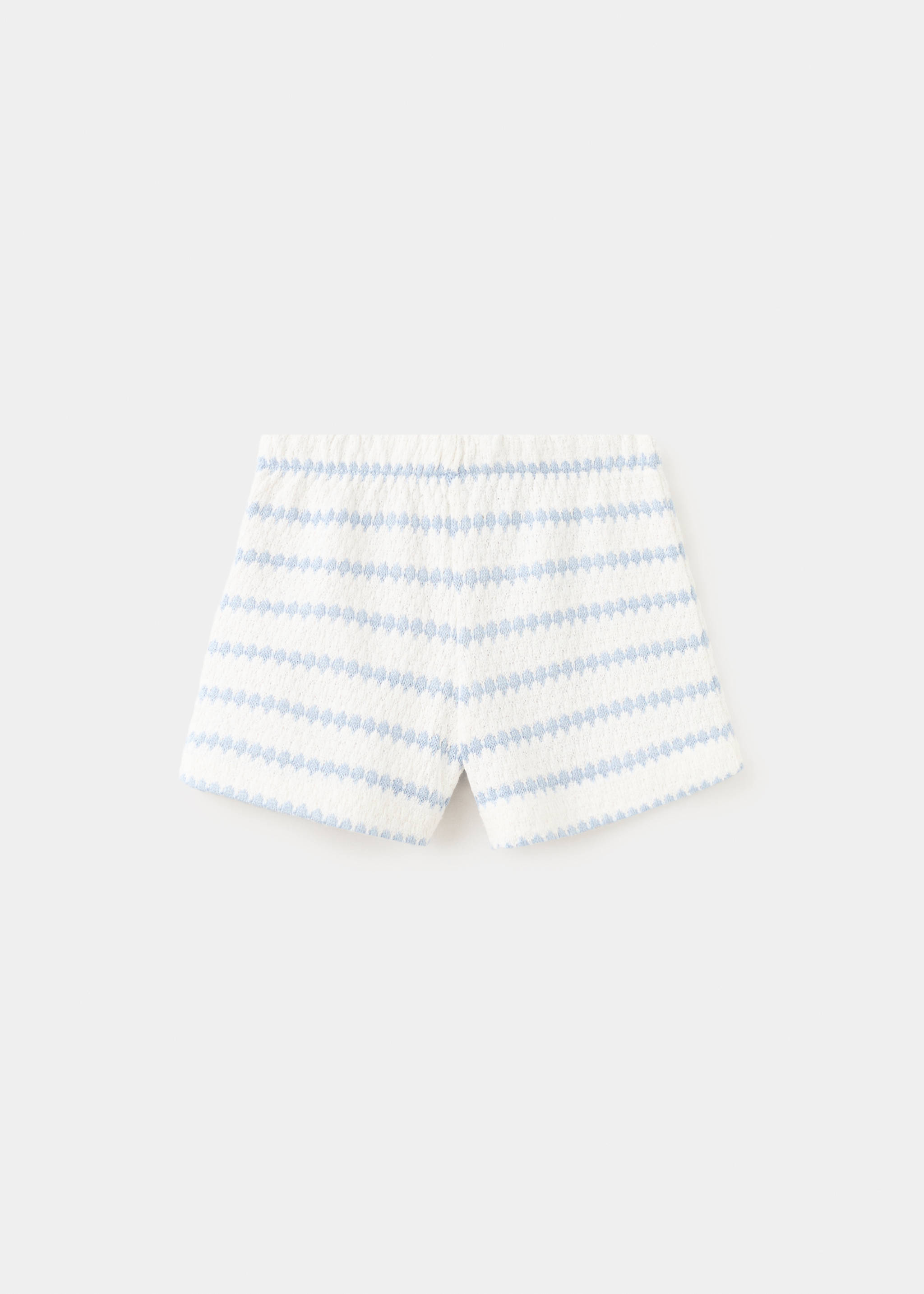 Striped crochet shorts - Article without model