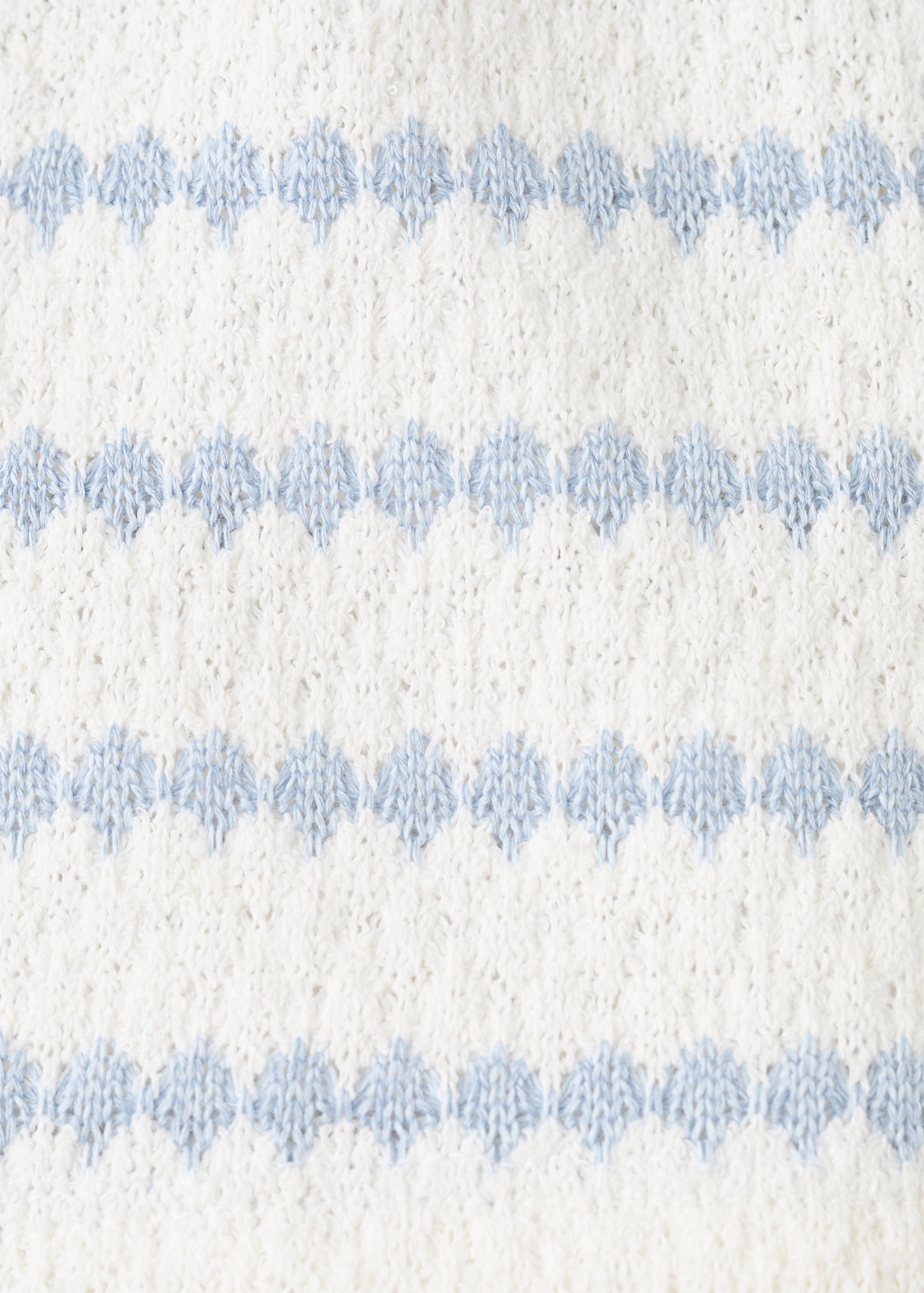 Striped crochet shorts - Details of the article 0