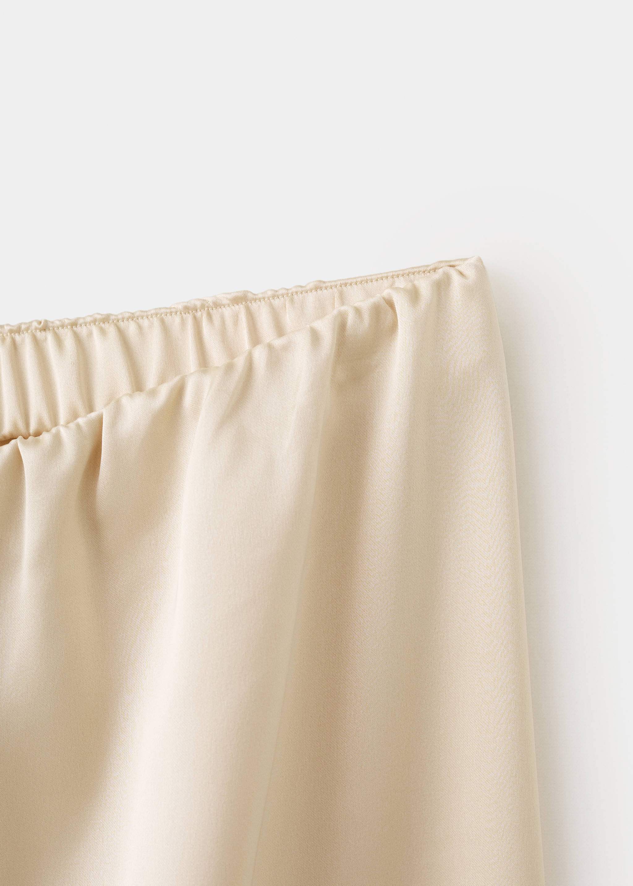 Satin straight-fit trousers - Details of the article 8