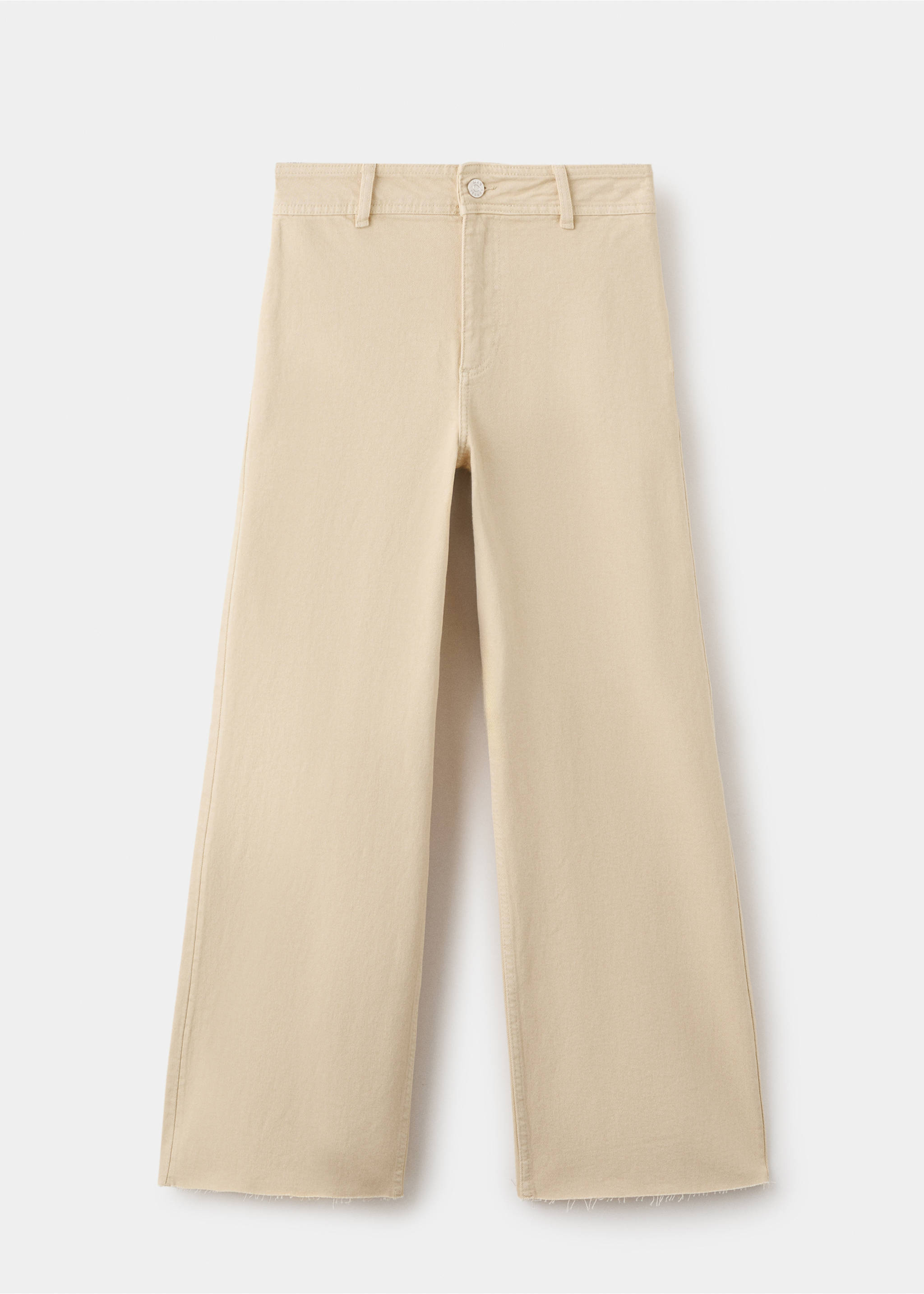 Catherin culotte high-rise jeans - Article without model, Vanilla. Ref: 27057138-00.