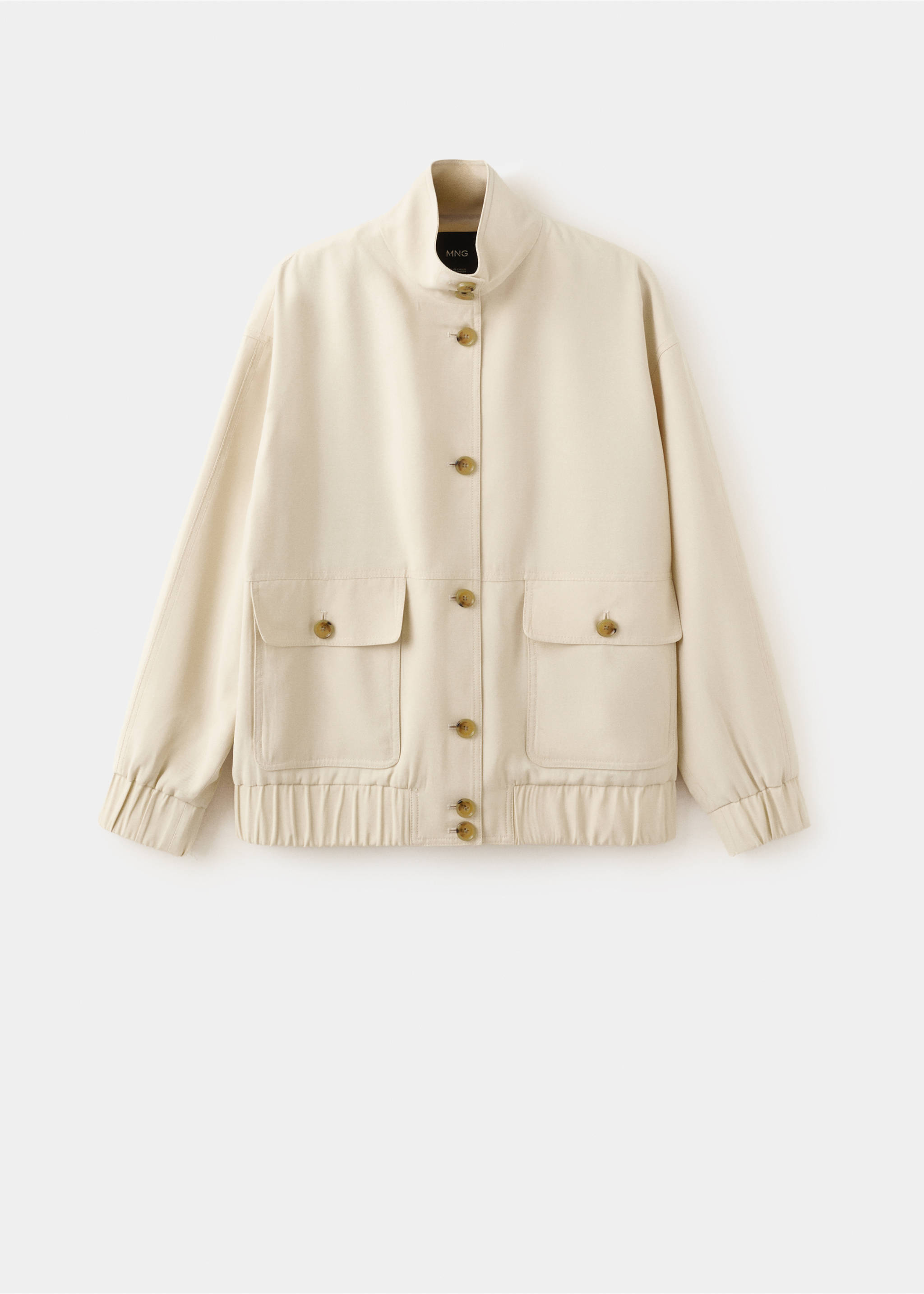 Chaqueta oversize bolsillos - Artículo sin modelo, Crudo. Ref: 27057139-00.