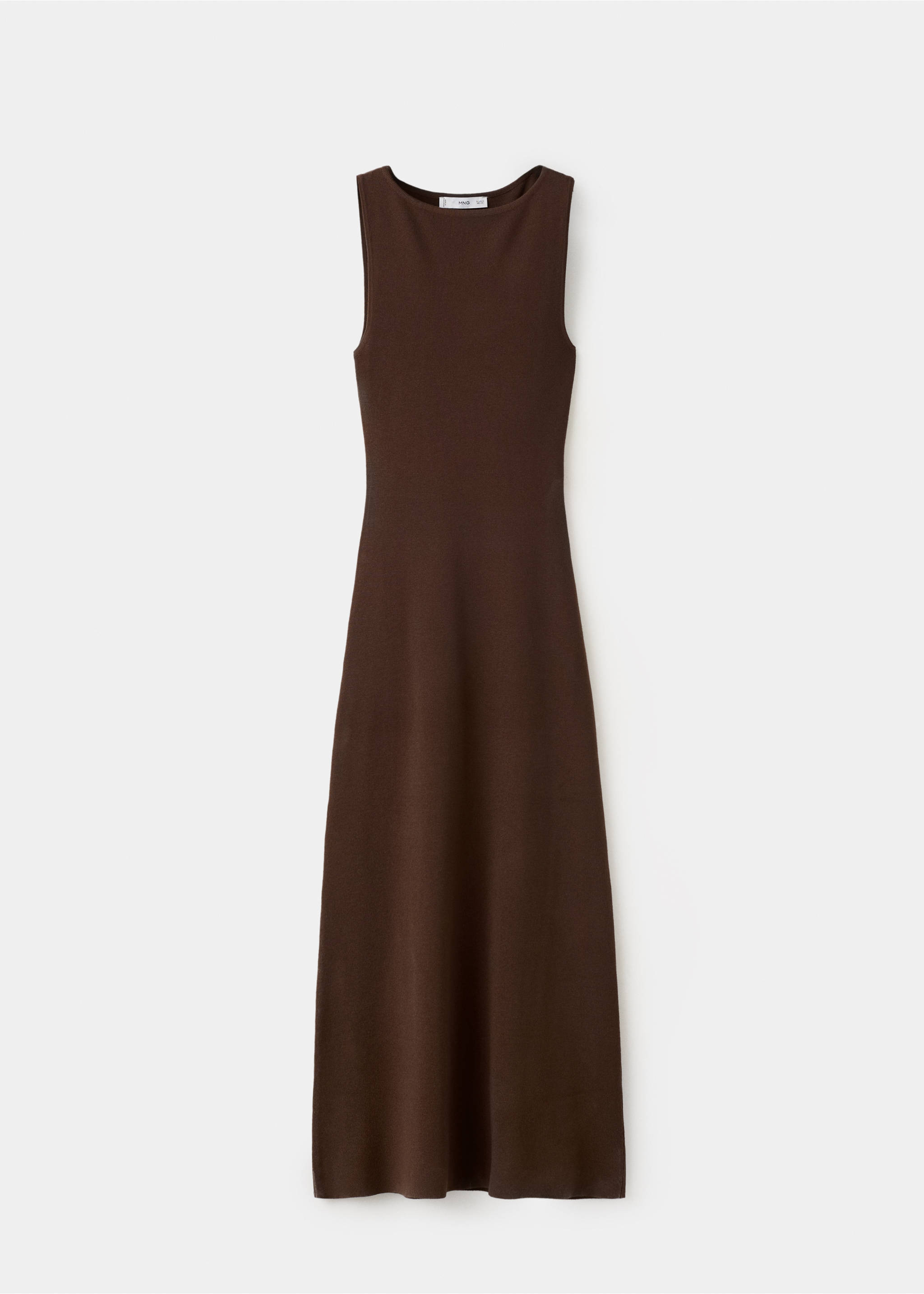 Robe midi ajustée - Article sans modèle, Chocolat. Ref: 27057140-00.
