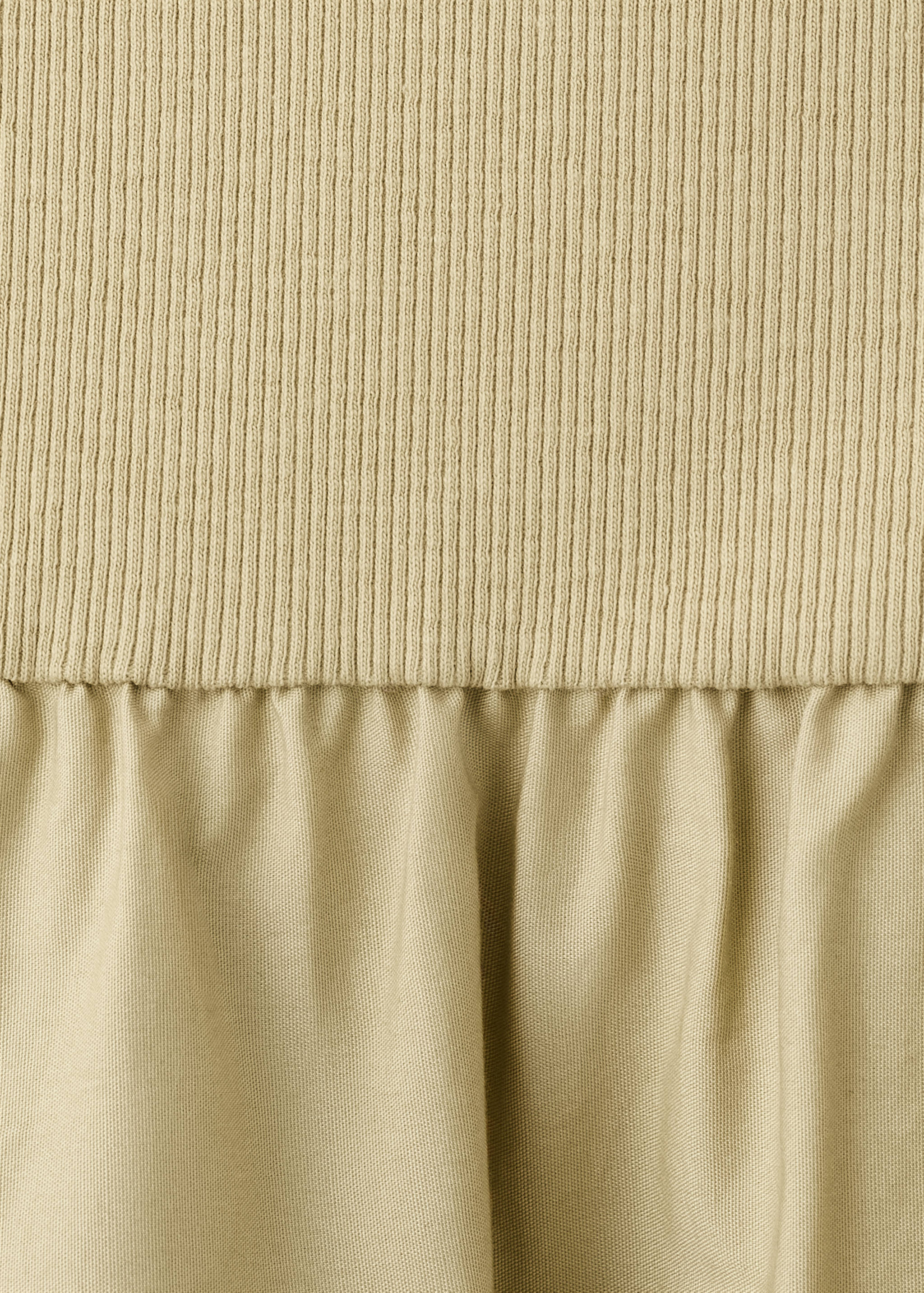 Vestido combinado algodón - Detalle del artículo 8