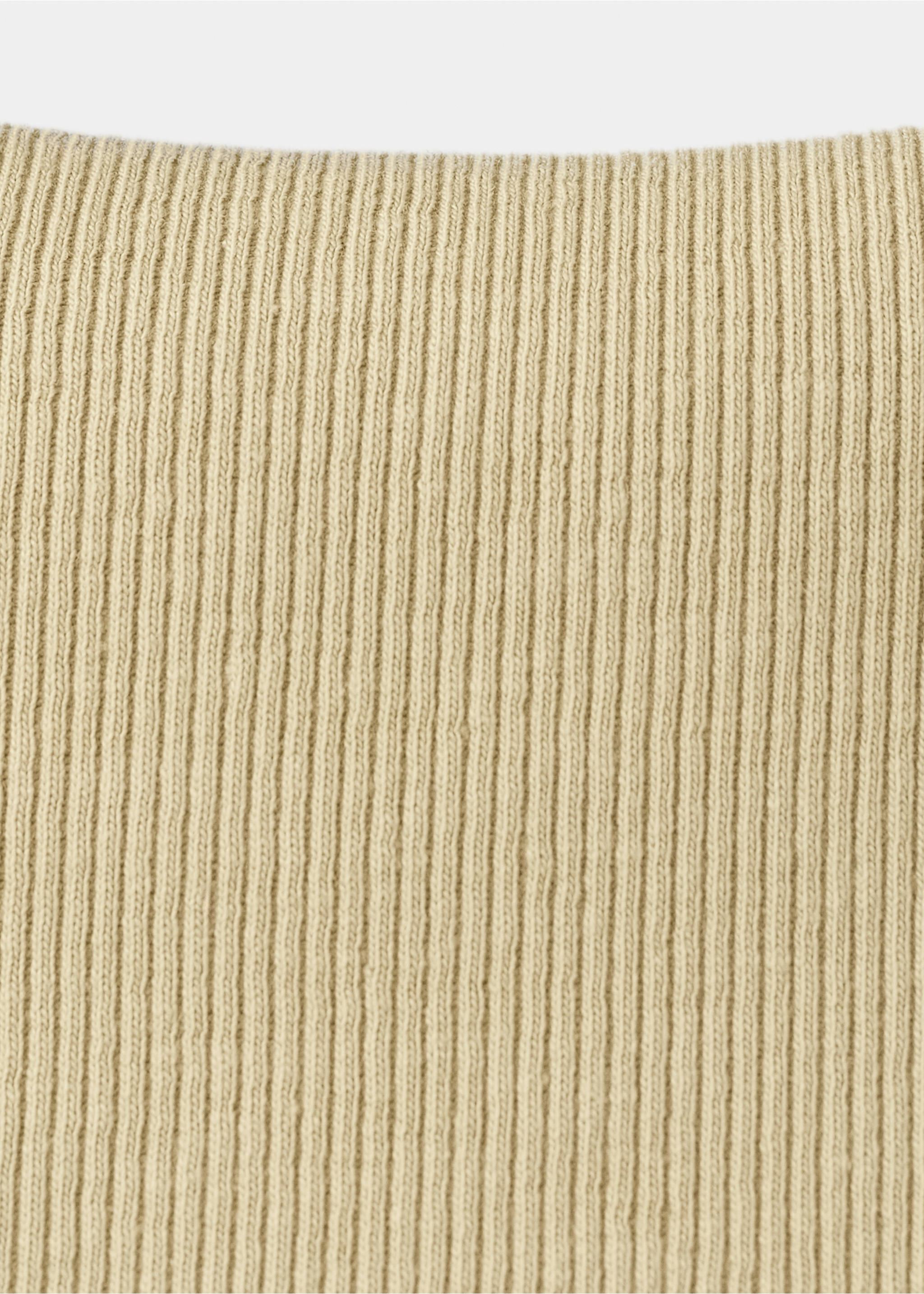 Vestido combinado algodón - Detalle del artículo 0, Oliva. Ref: 27057141-00.