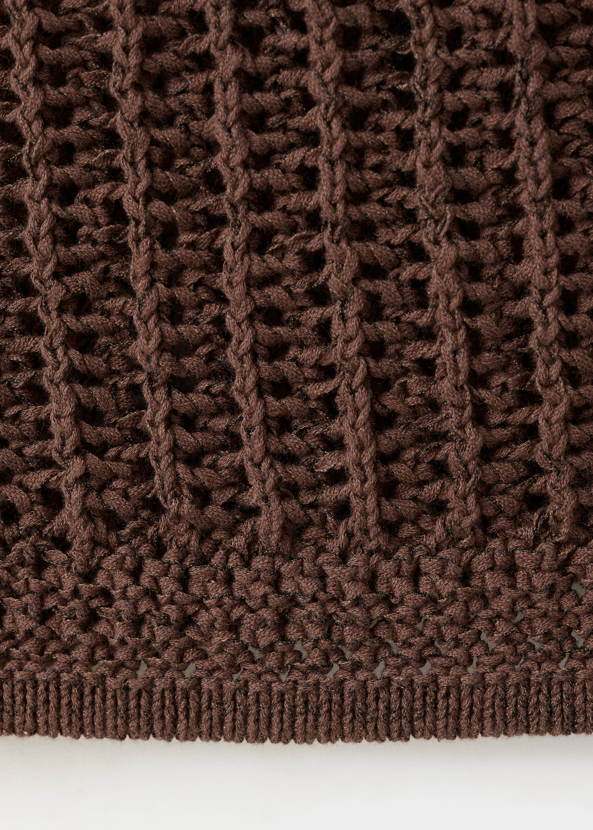 Cardigan crochet manches courtes - Détail de l'article 0