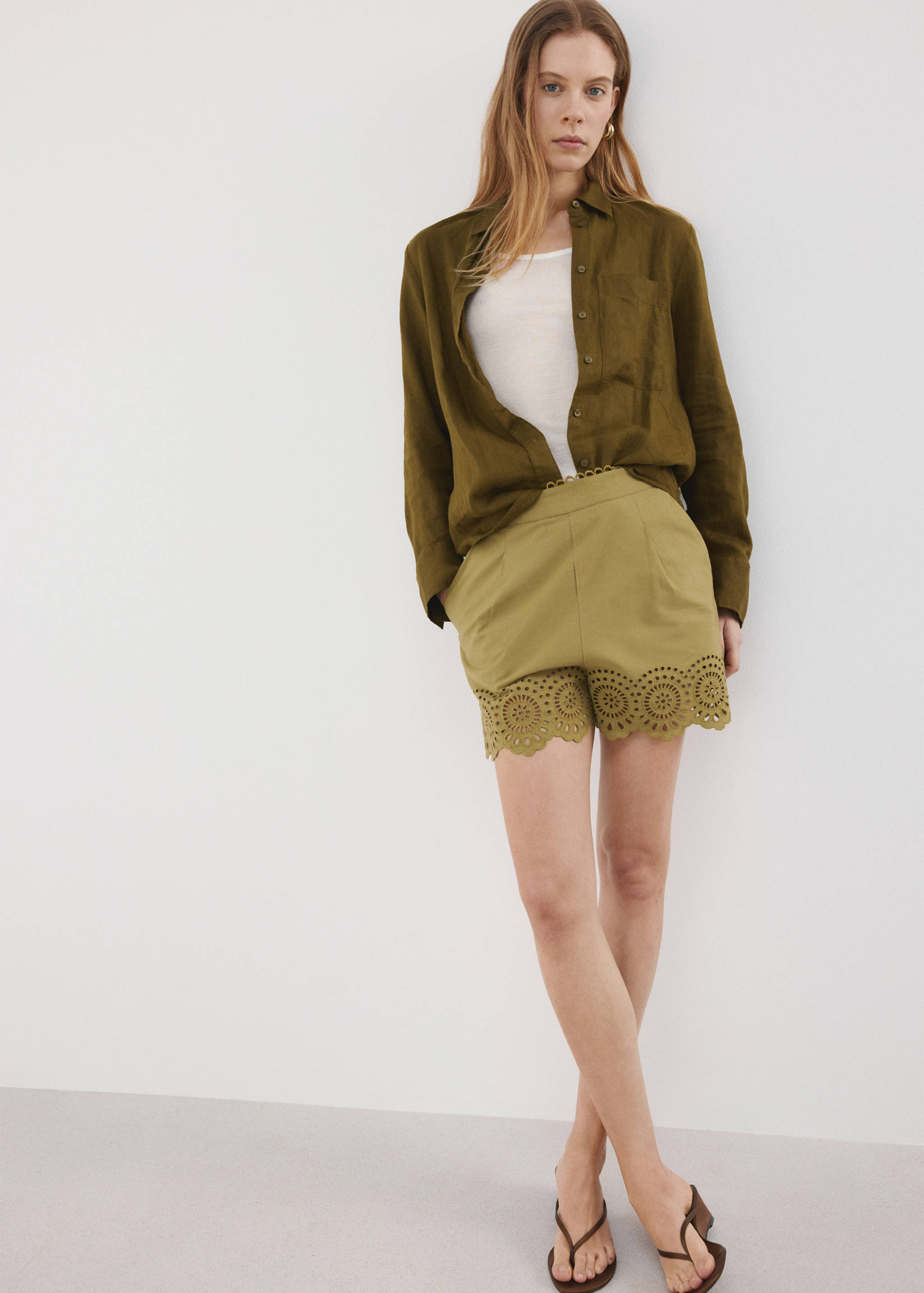 Shorts calados bordados - Detalle del artículo 6