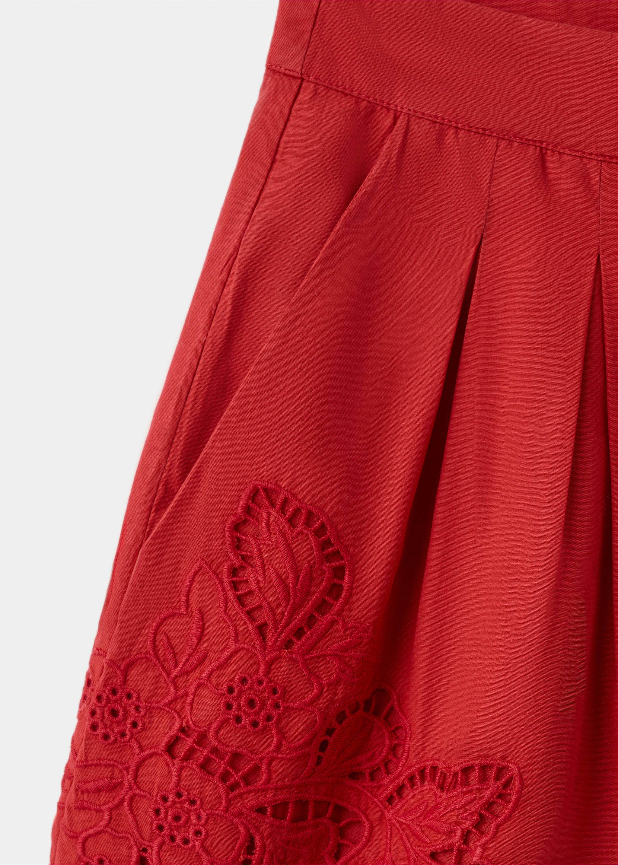 Shorts calados bordados - Detalle del artículo 0, Rojo. Ref: 27057147-00.