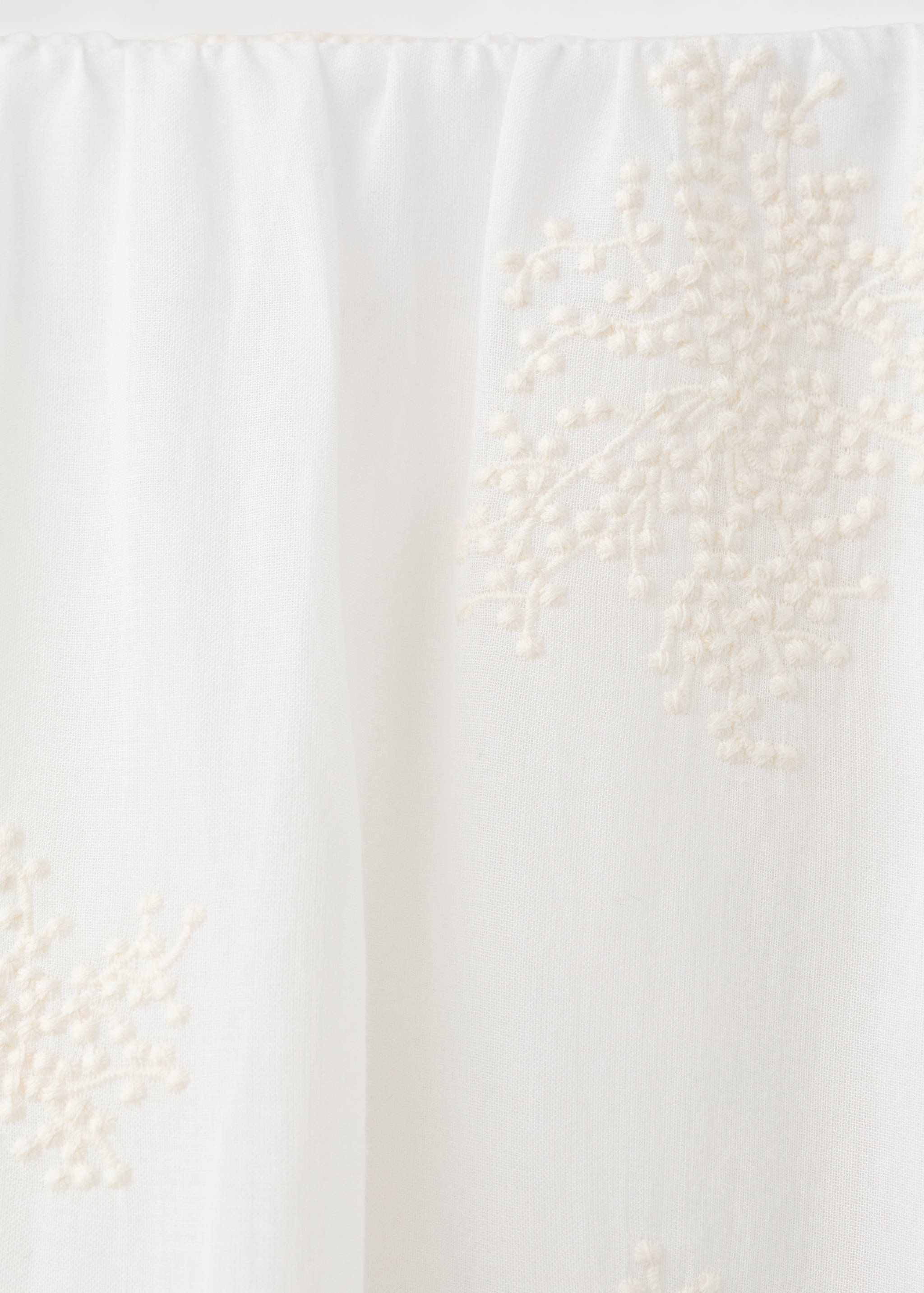 Cotton skirt with embroidery details - Details of the article 8