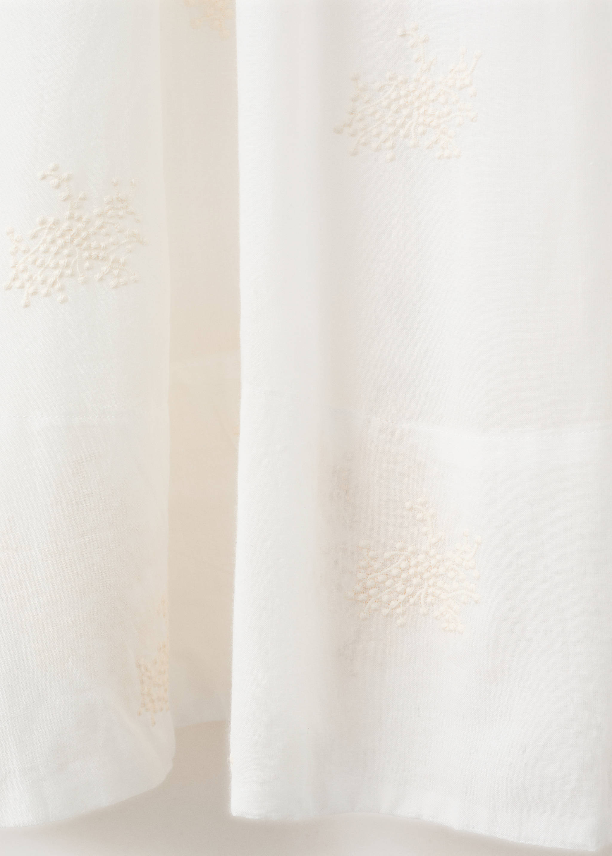 Cotton skirt with embroidery details - Details of the article 0